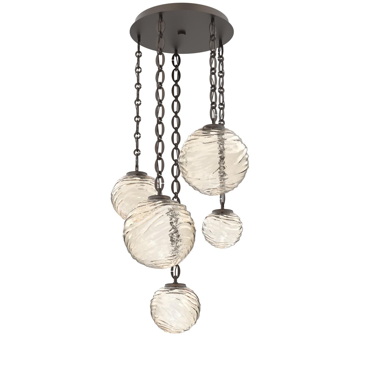 Levi Wilson Gaia 24 Inch Multi Light Pendant by Hammerton Studio