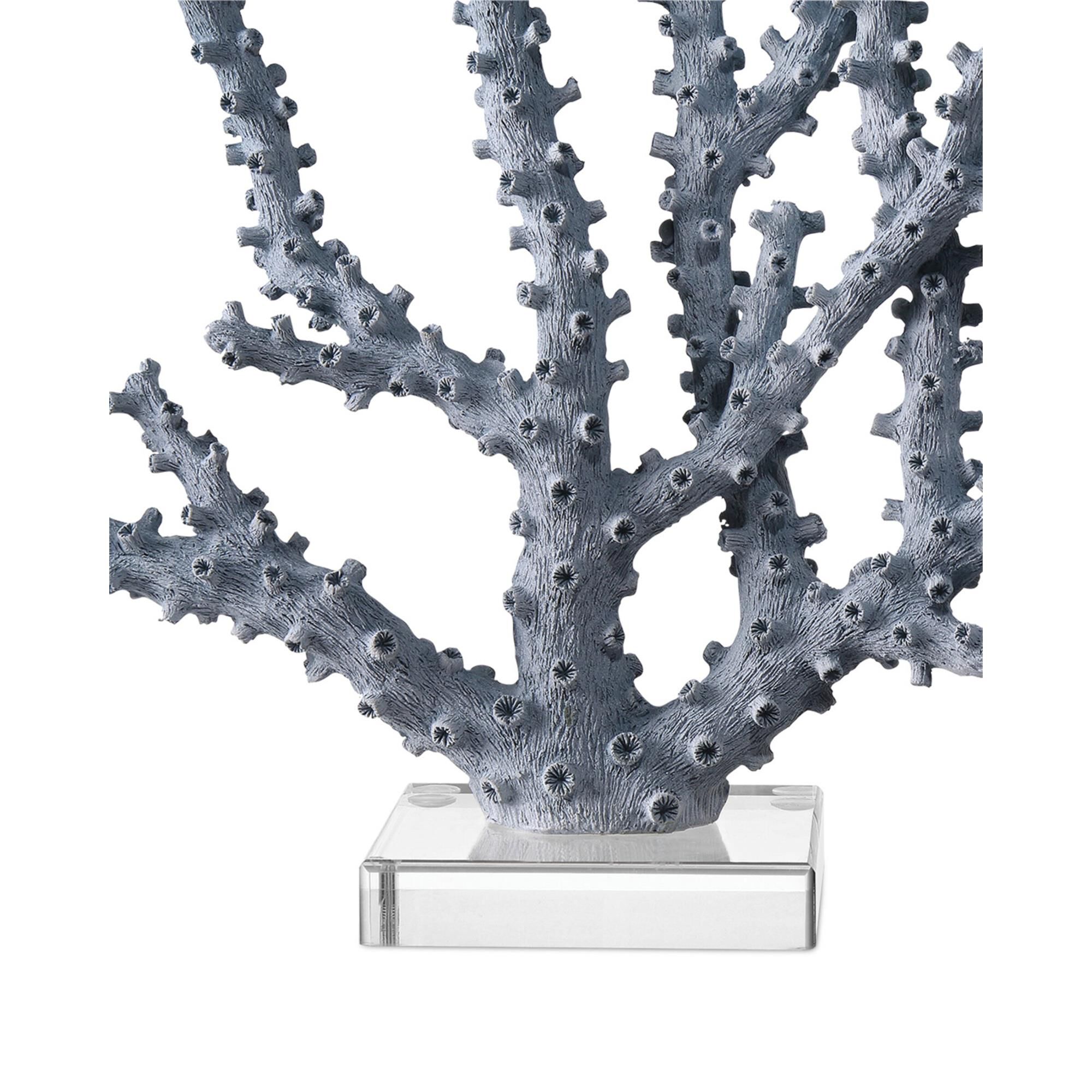 Blue Coral Sculpture,