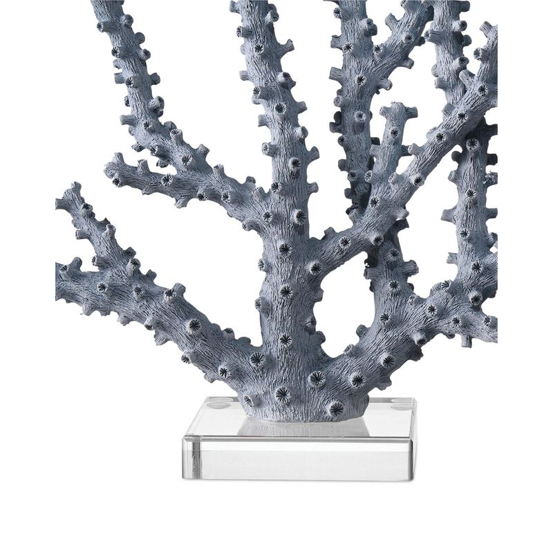 Blue Coral Sculpture by Currey and Company