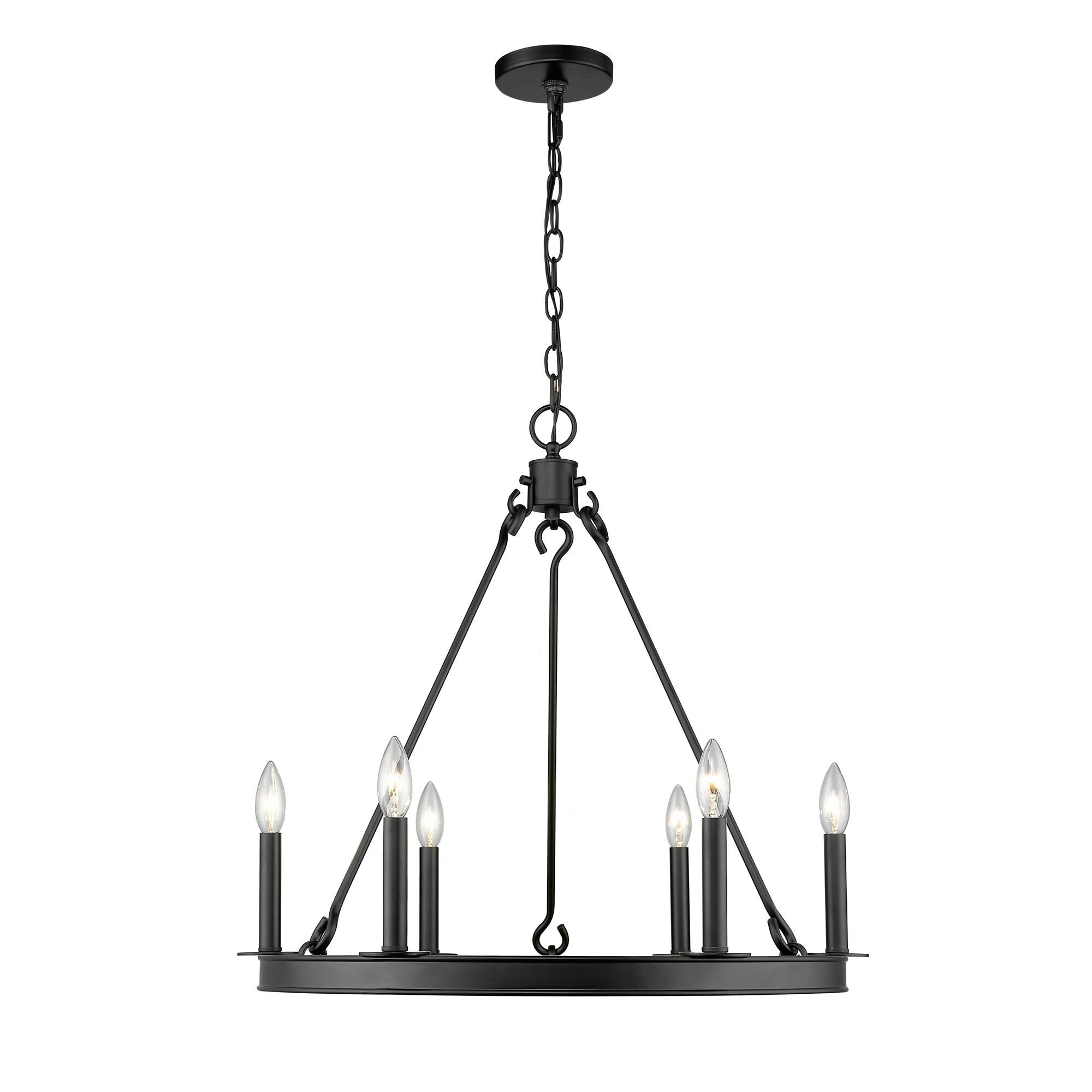 Barclay 25 Inch 6 Light Chandelier by Z-Lite