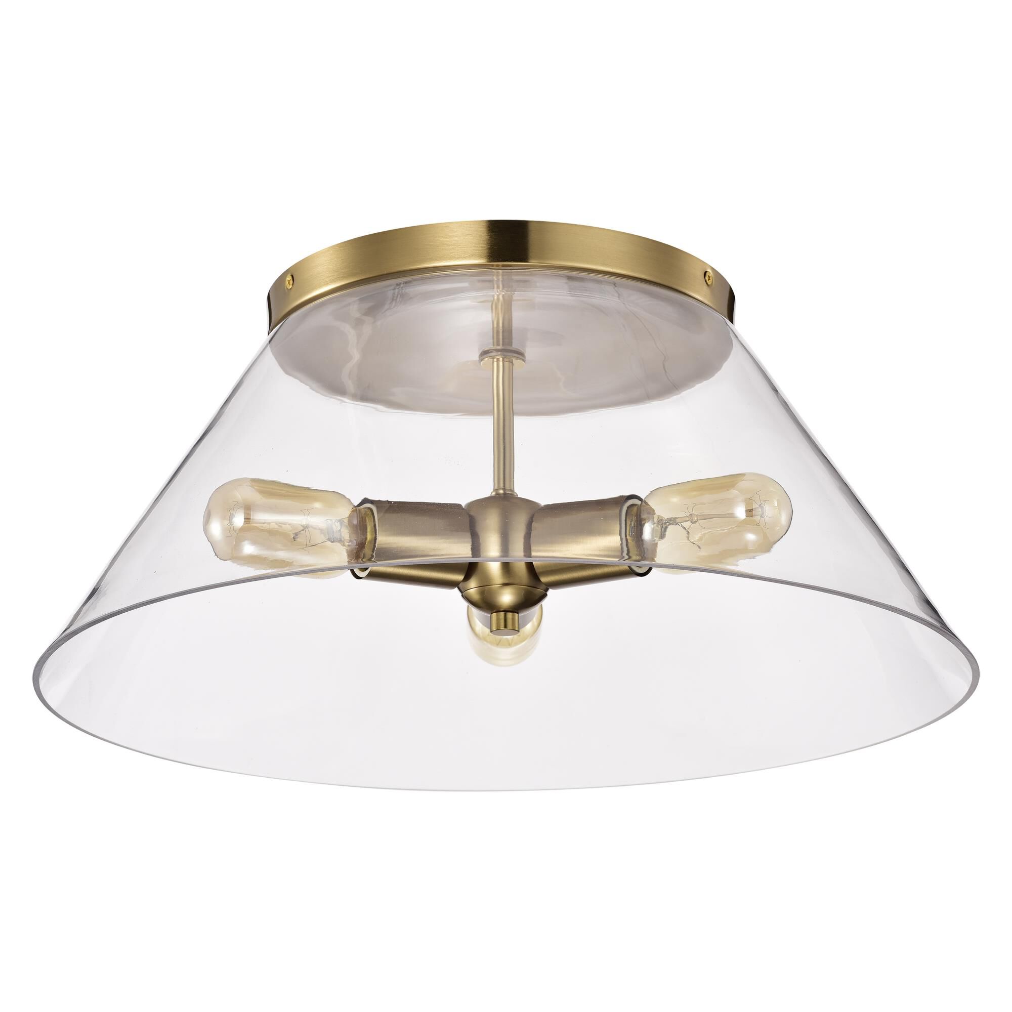Dover 20 Inch 3 Light Flush Mount by Nuvo Lighting
