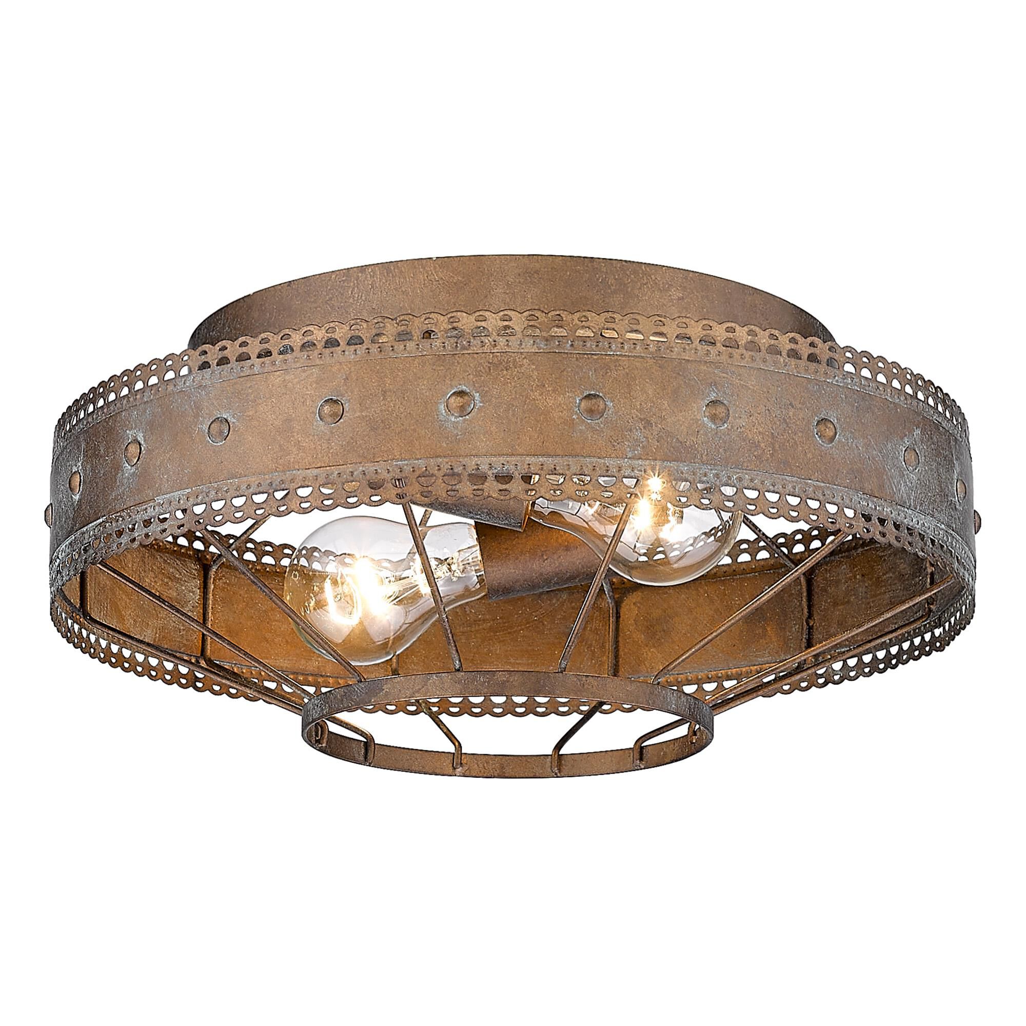 Ferris 6 Inch Flush Mount by Golden Lighting