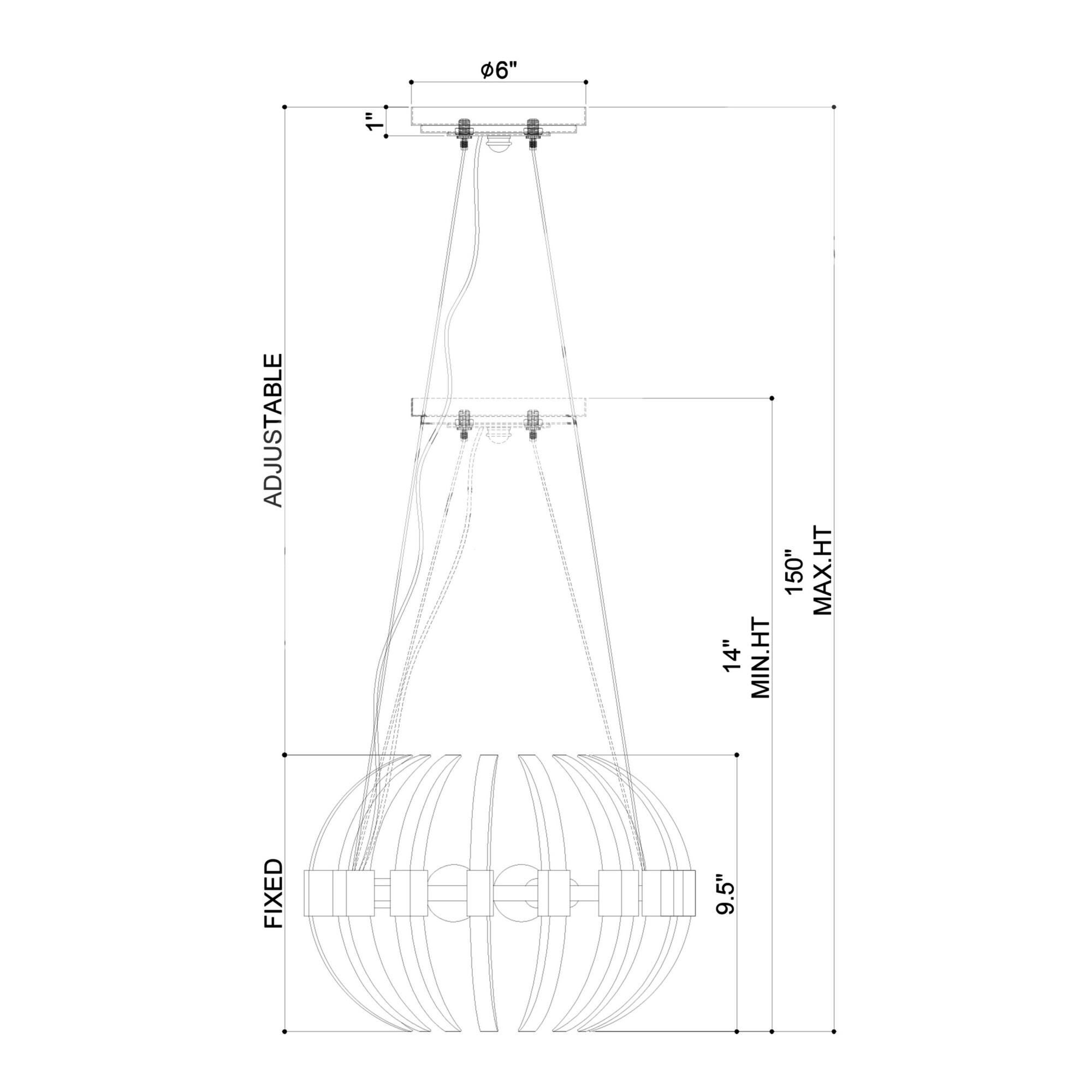 Coquette 14 Inch Mini Chandelier by Currey and Company