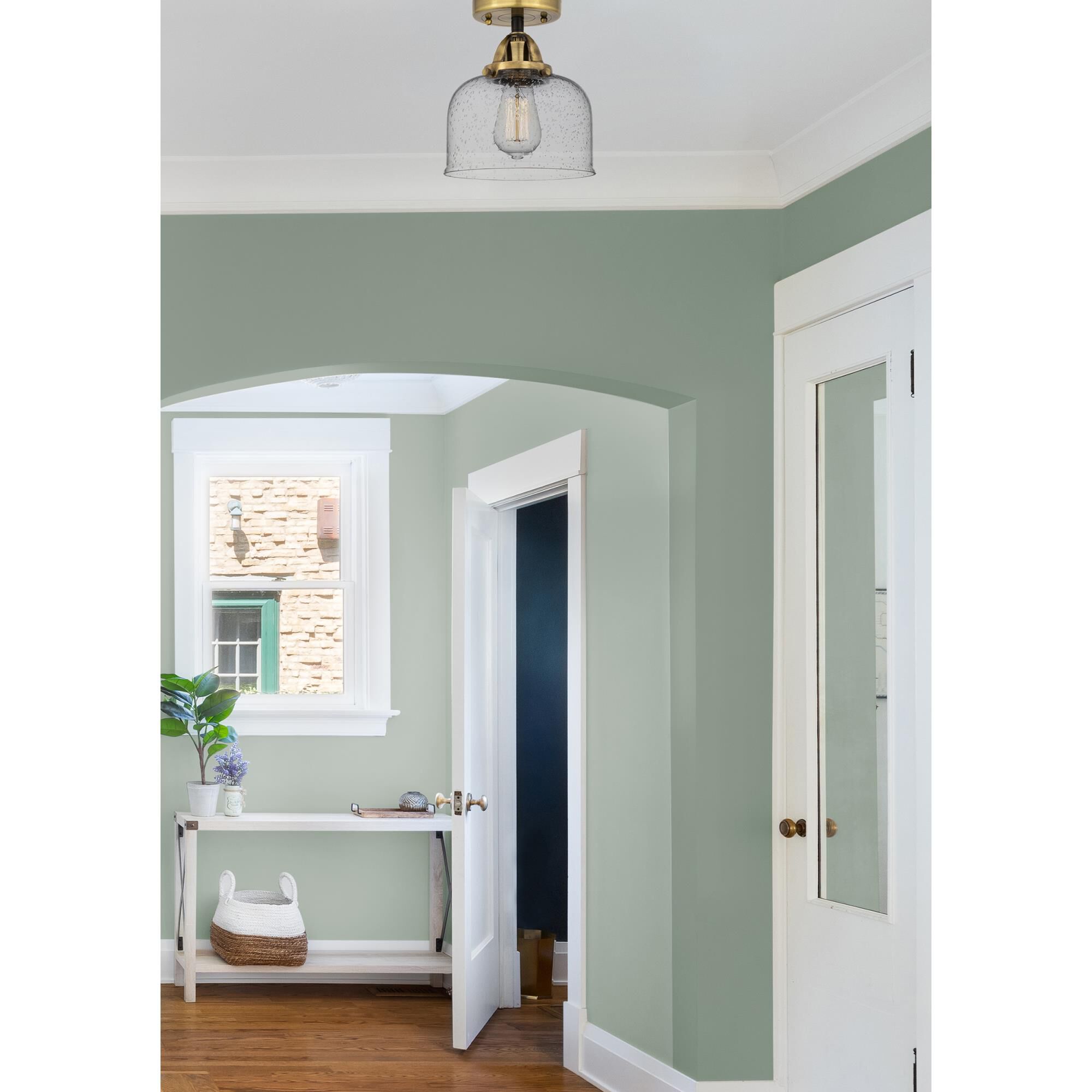 Bruno Marashlian Bell 8 Inch 1 Light Semi Flush Mount by Innovations Lighting