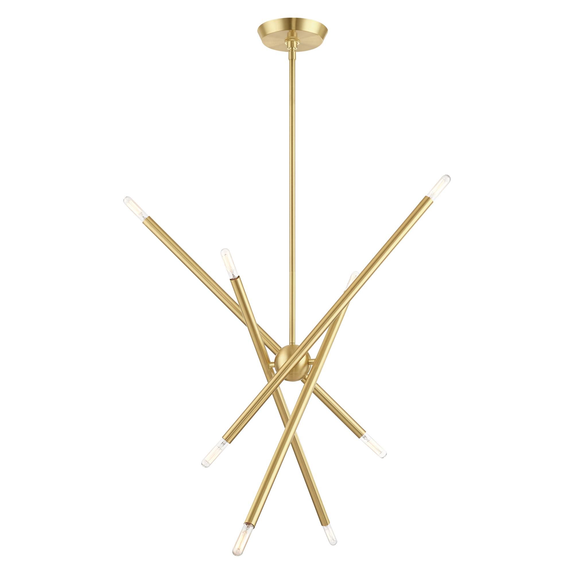 Soho 31 Inch 8 Light Linear Suspension Light by Livex Lighting