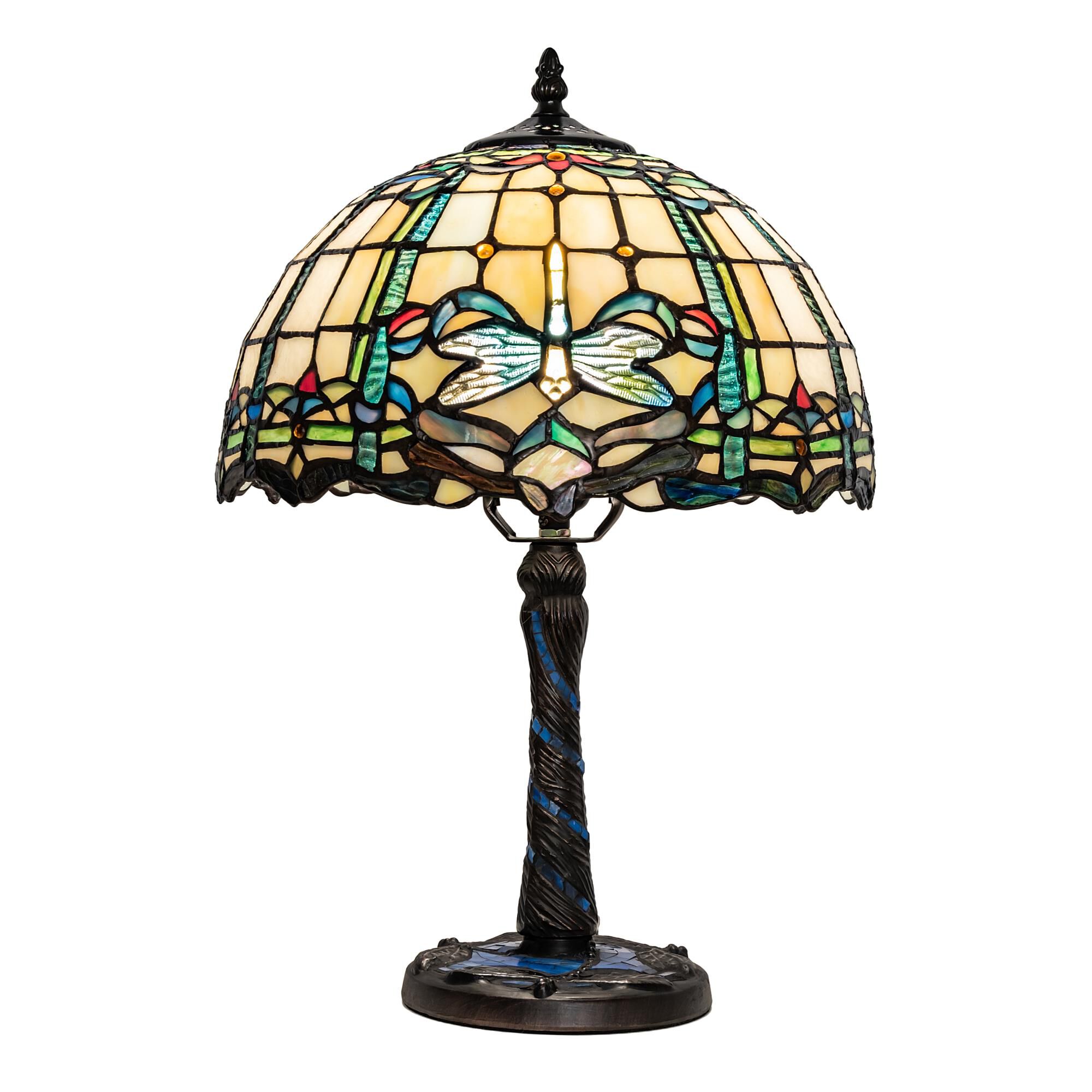 Shown in Mahogany Bronze finish and Coral;Amber /Acrylic;Green;Blue;Chocolate glass