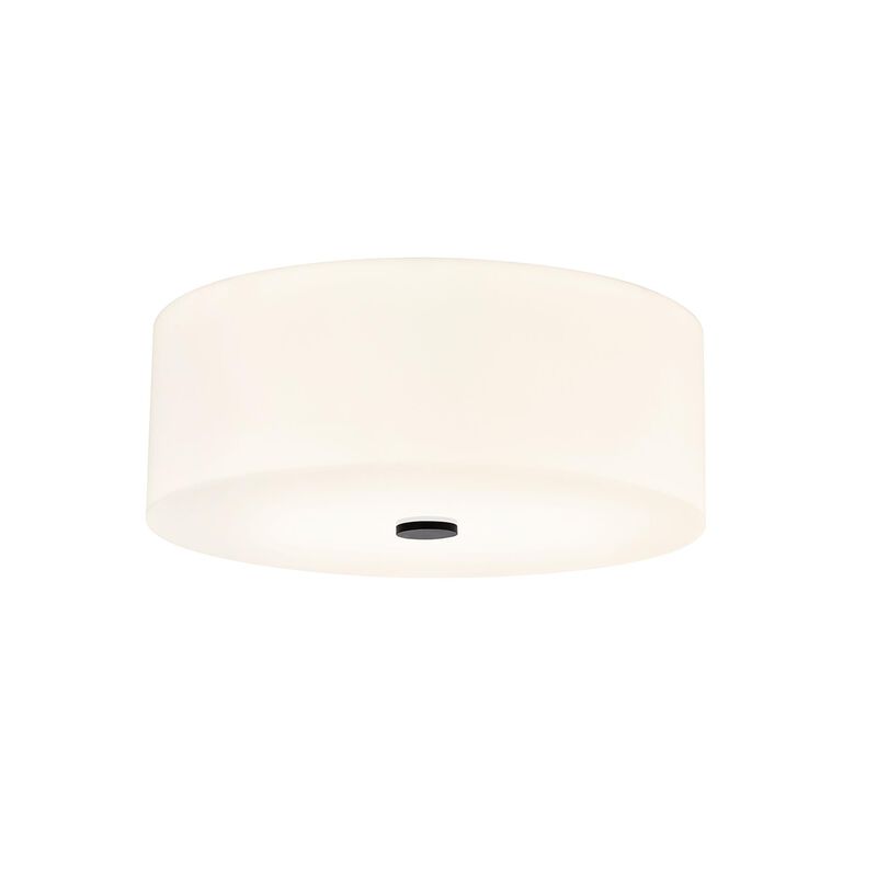 Acryluxe Classic 18 Inch 4 Light Flush Mount by Justice Design