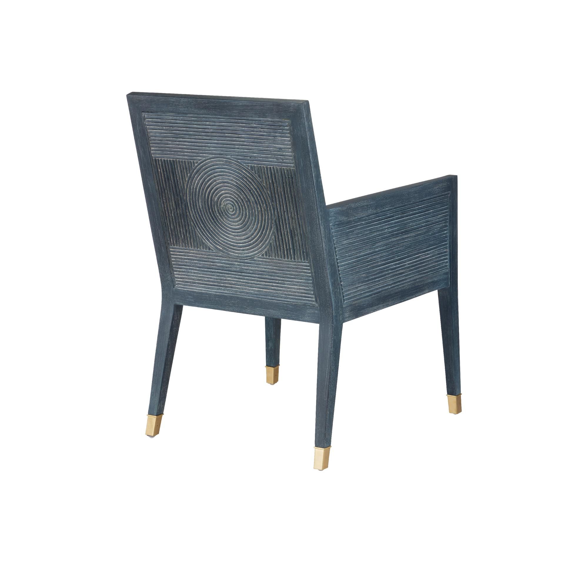 Santos 24 Inch Accent Chair by Currey and Company