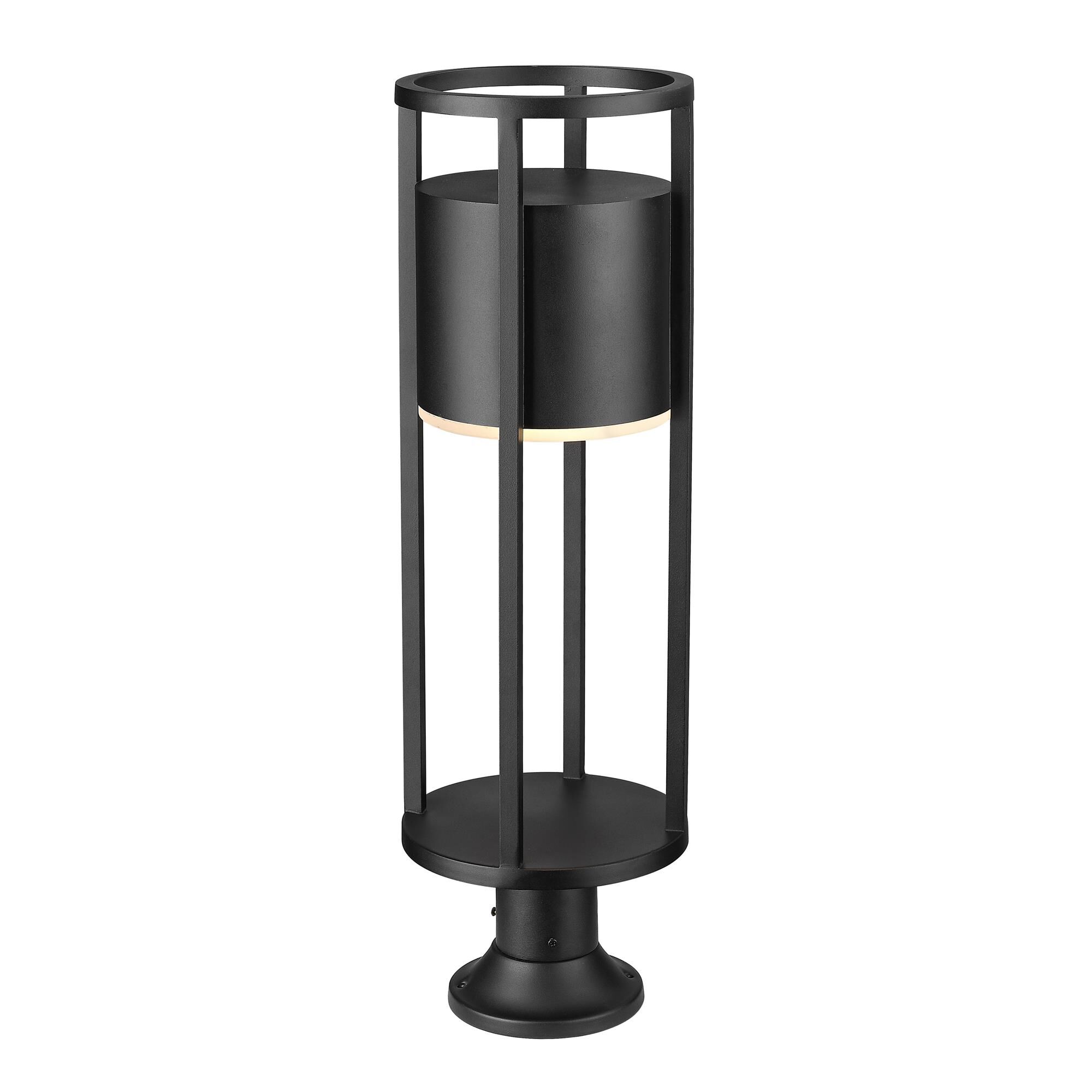 Shown in Black finish and Etched glass