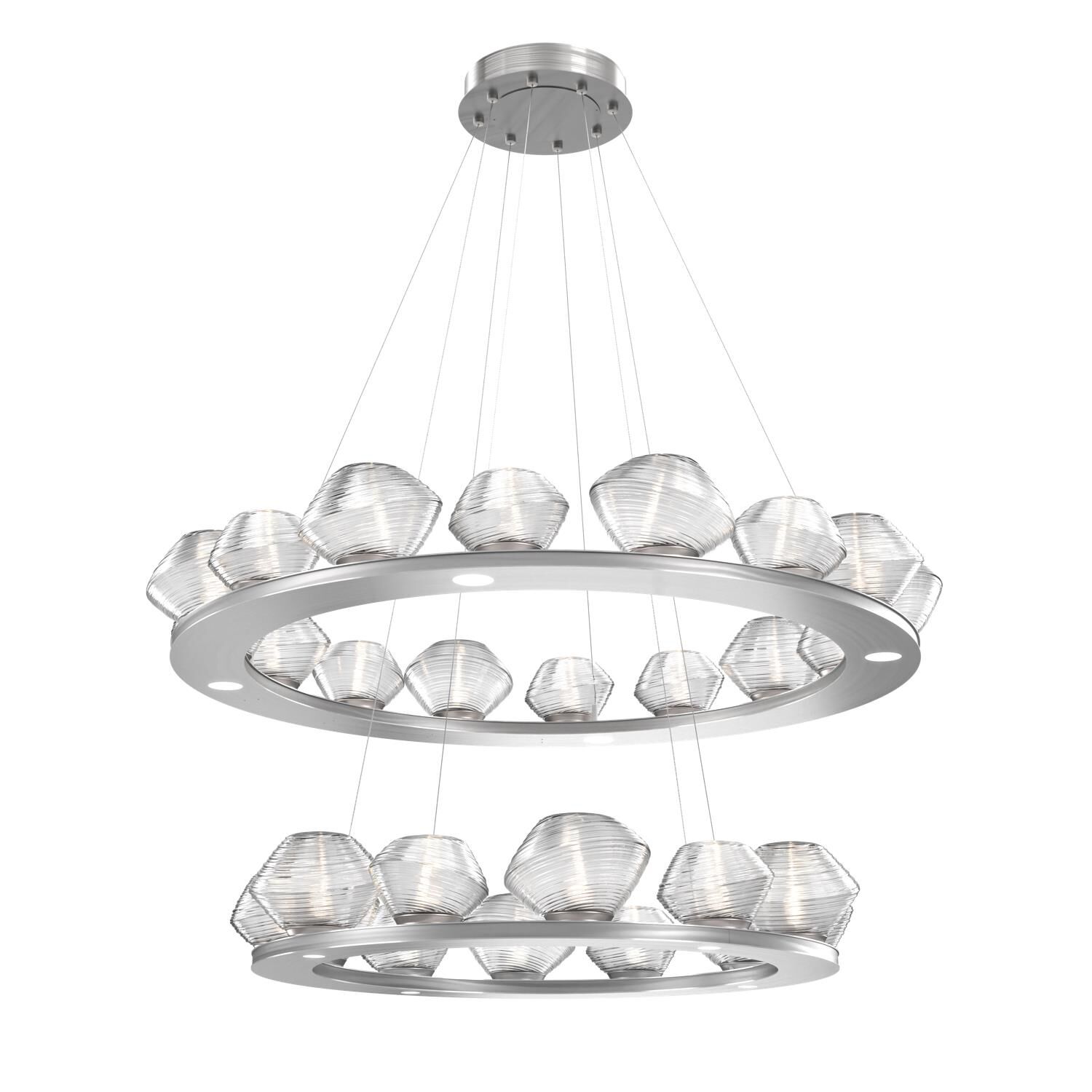 Mesa 48 Inch 28 Light LED Chandelier by Hammerton Studio