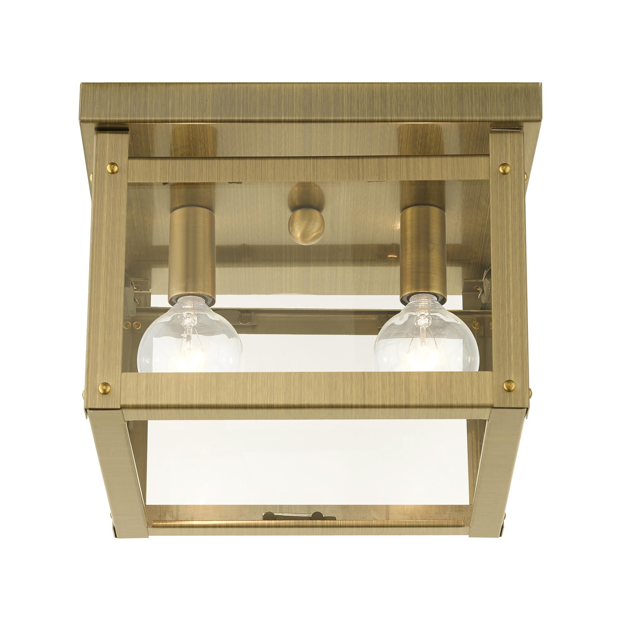Milford 8 Inch 2 Light Flush Mount by Livex Lighting