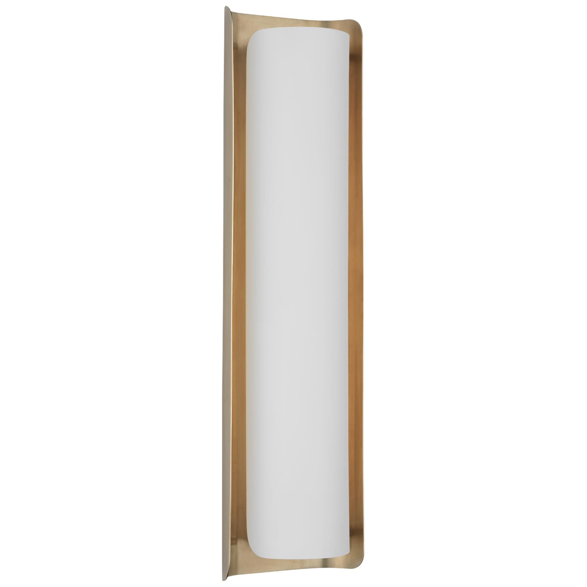 Shown in Hand-Rubbed Antique Brass and White finish