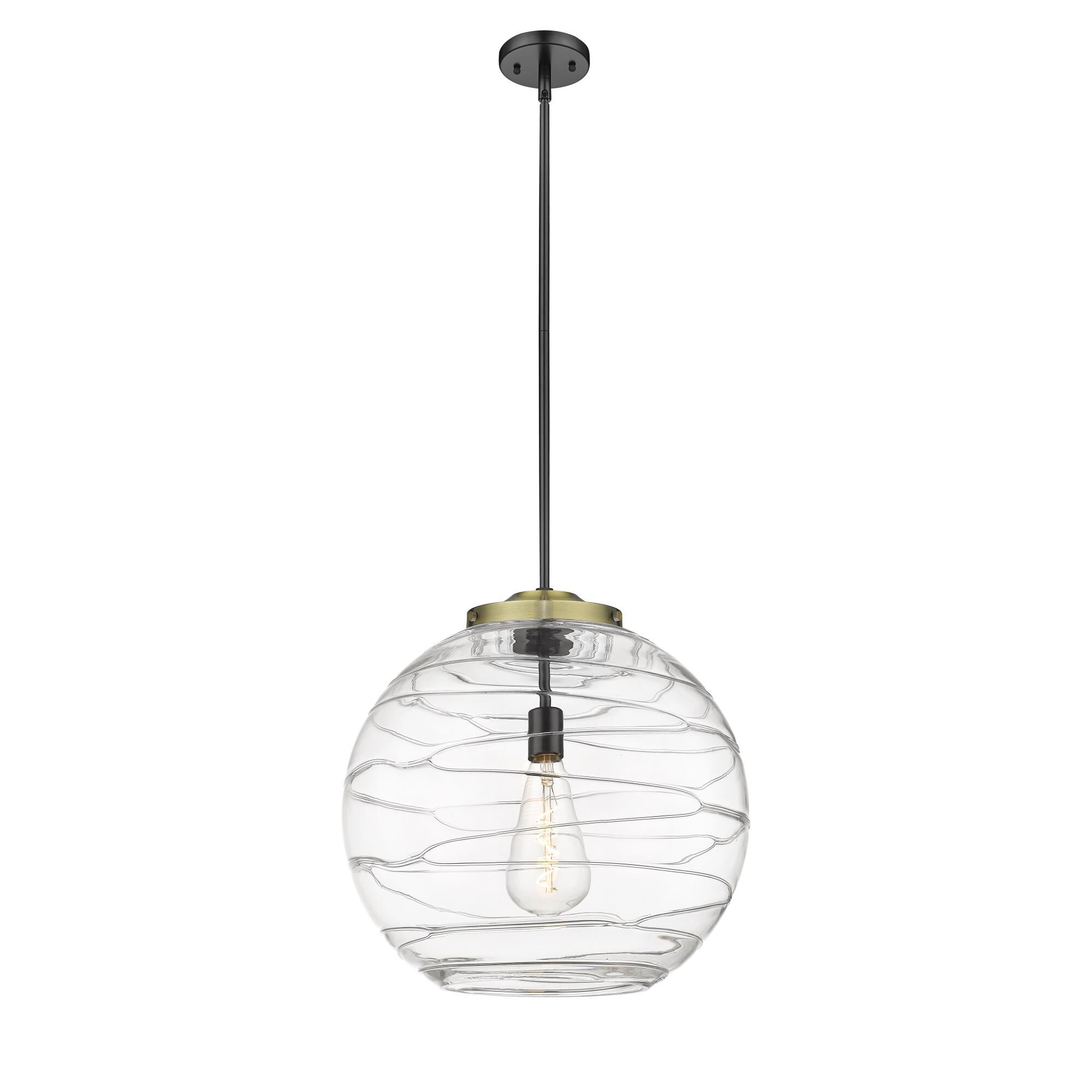 Innovations Lighting Bruno Marashlian Deco Swirl 17 Inch Large Pendant