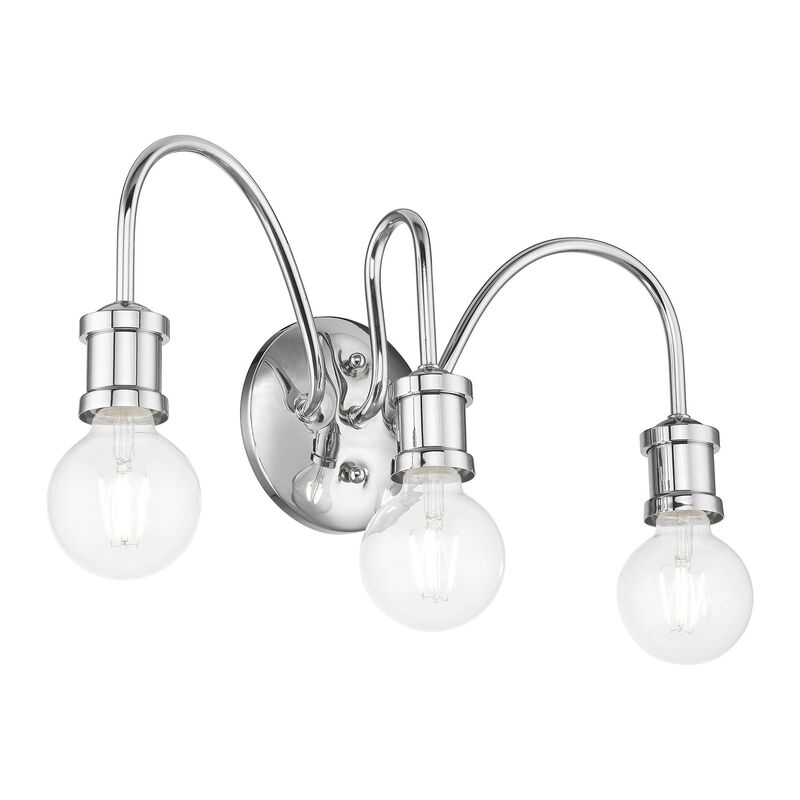 Lansdale 19 Inch 3 Light Bath Vanity Light by Livex Lighting