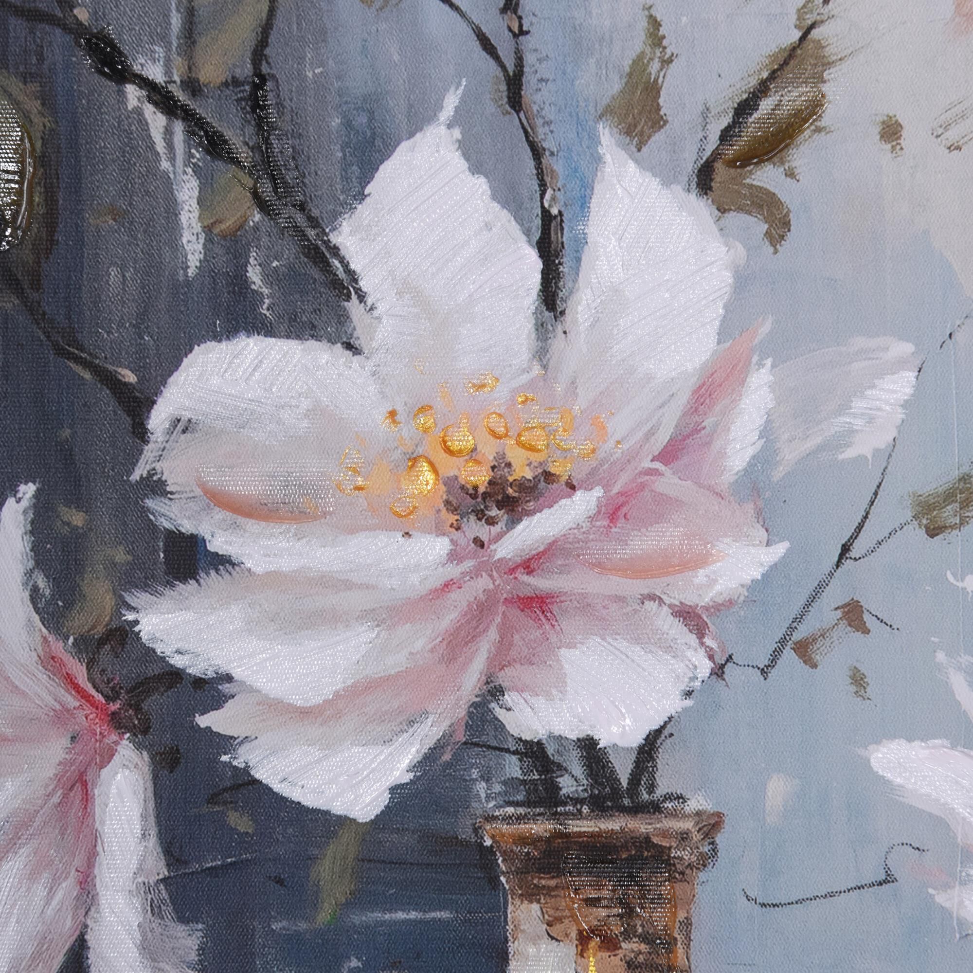 Floral Still Life 30 Inch Alternative Wall Art by Stylecraft