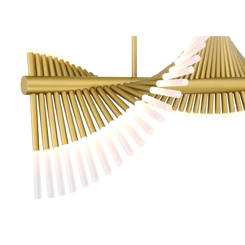 Voltik Small Linear Chandelier by Eurofase Lighting