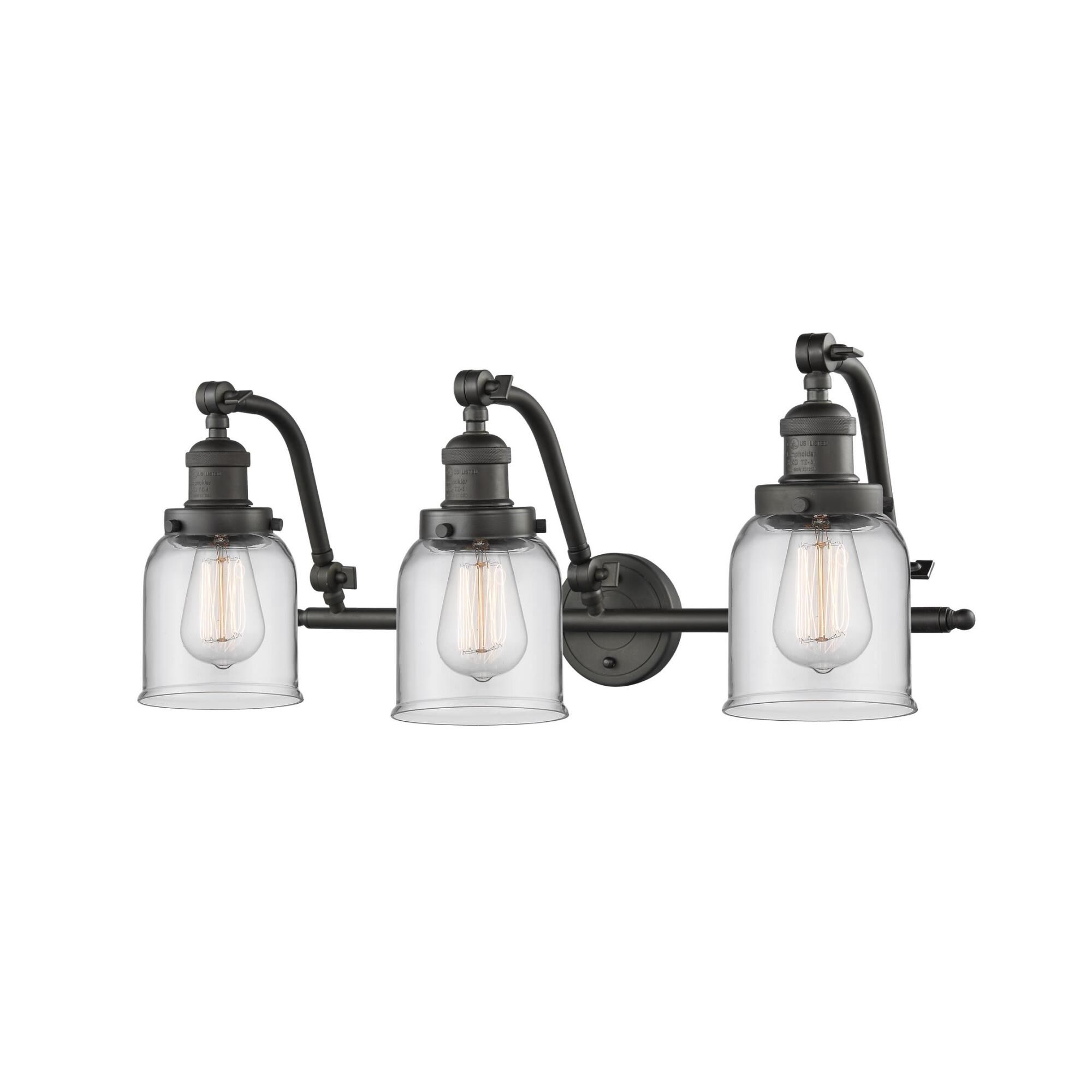 Bruno Marashlian Small Bell 28 Inch 3 Light Bath Vanity Light by Innovations Lighting