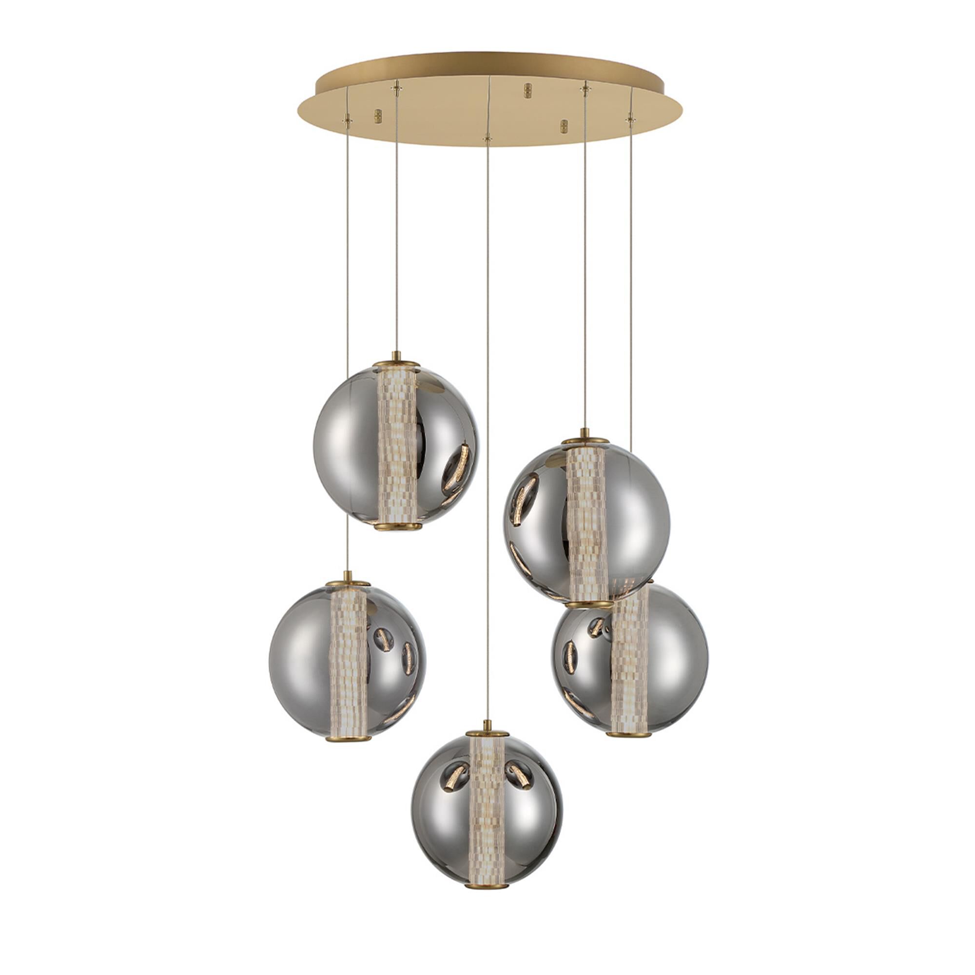 Atomo 26 Inch 5 Light Multi Light Pendant,