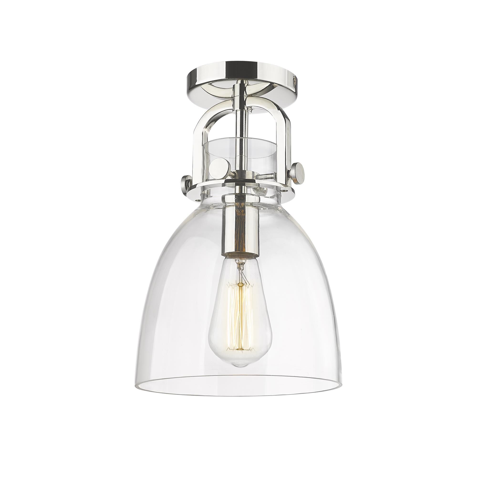 Bruno Marashlian Newton Bell 8 Inch Flush Mount by Innovations Lighting