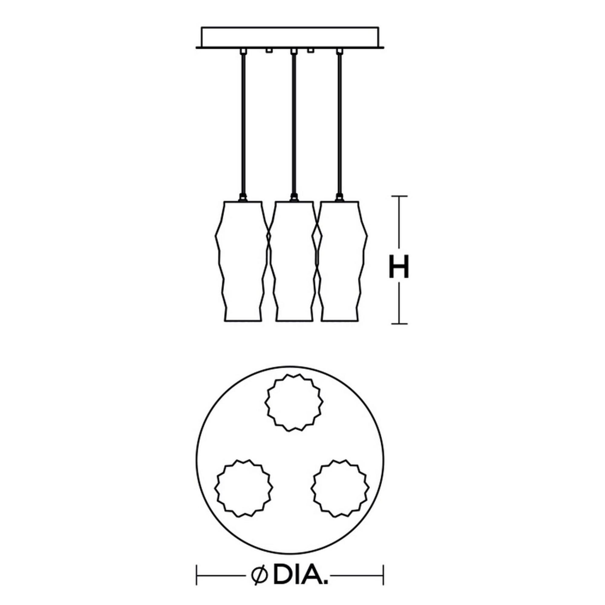 Shown in Satin Nickel finish and Faceted White glass