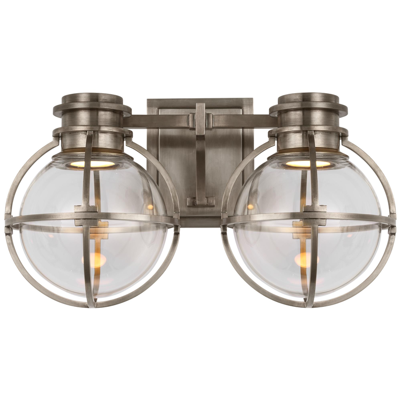 Visual Comfort Signature Collection Chapman & Myers Gracie 14 Inch LED Bath Vanity Light