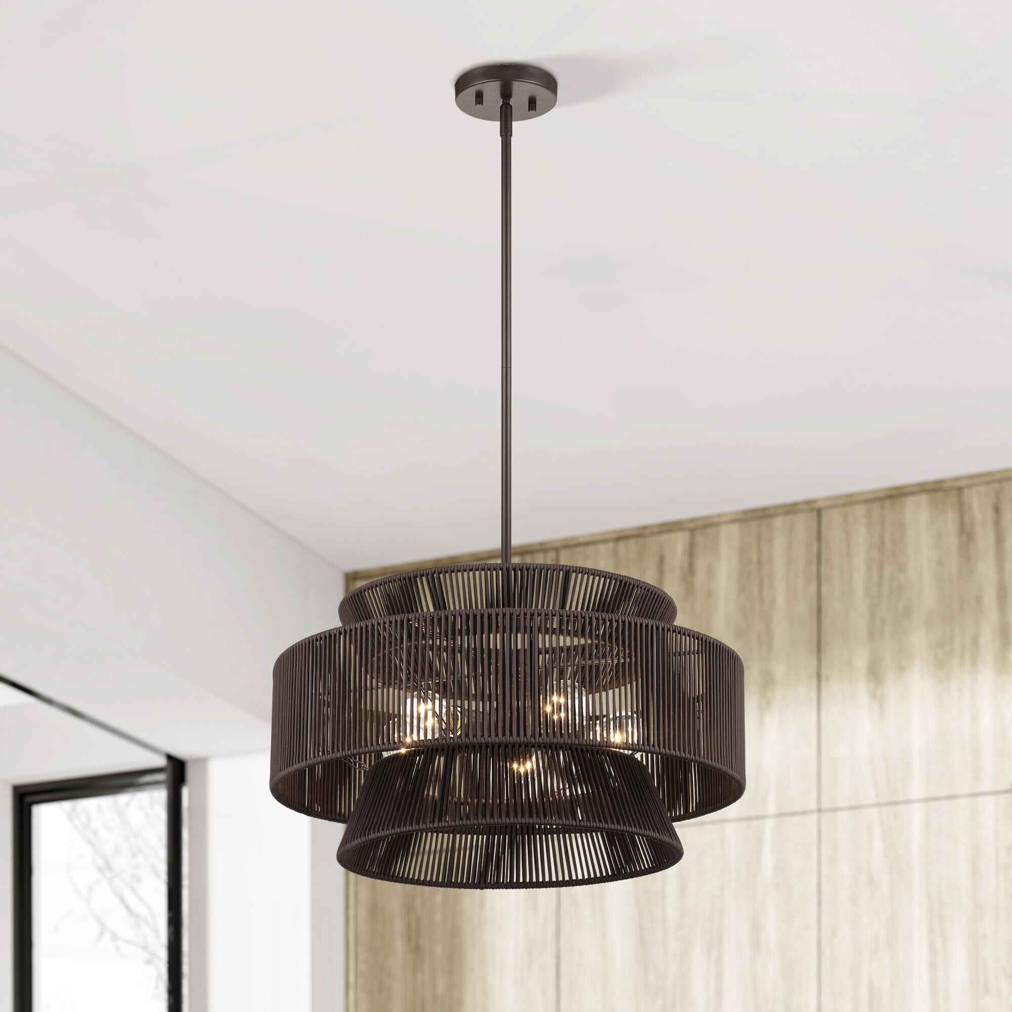 Florell 22 Inch Large Pendant by Livex Lighting