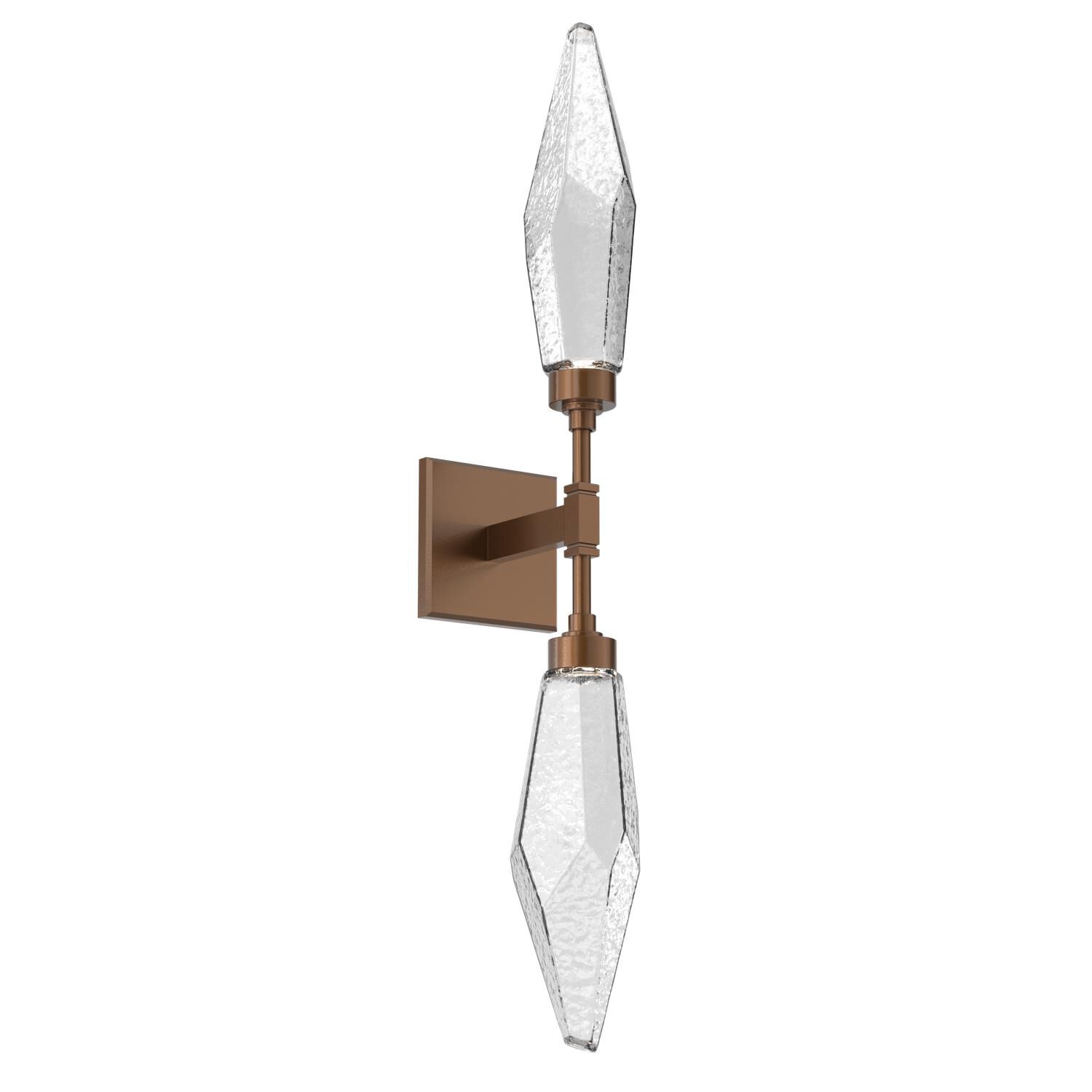 Rock Crystal 29 Inch LED Wall Sconce by Hammerton Studio