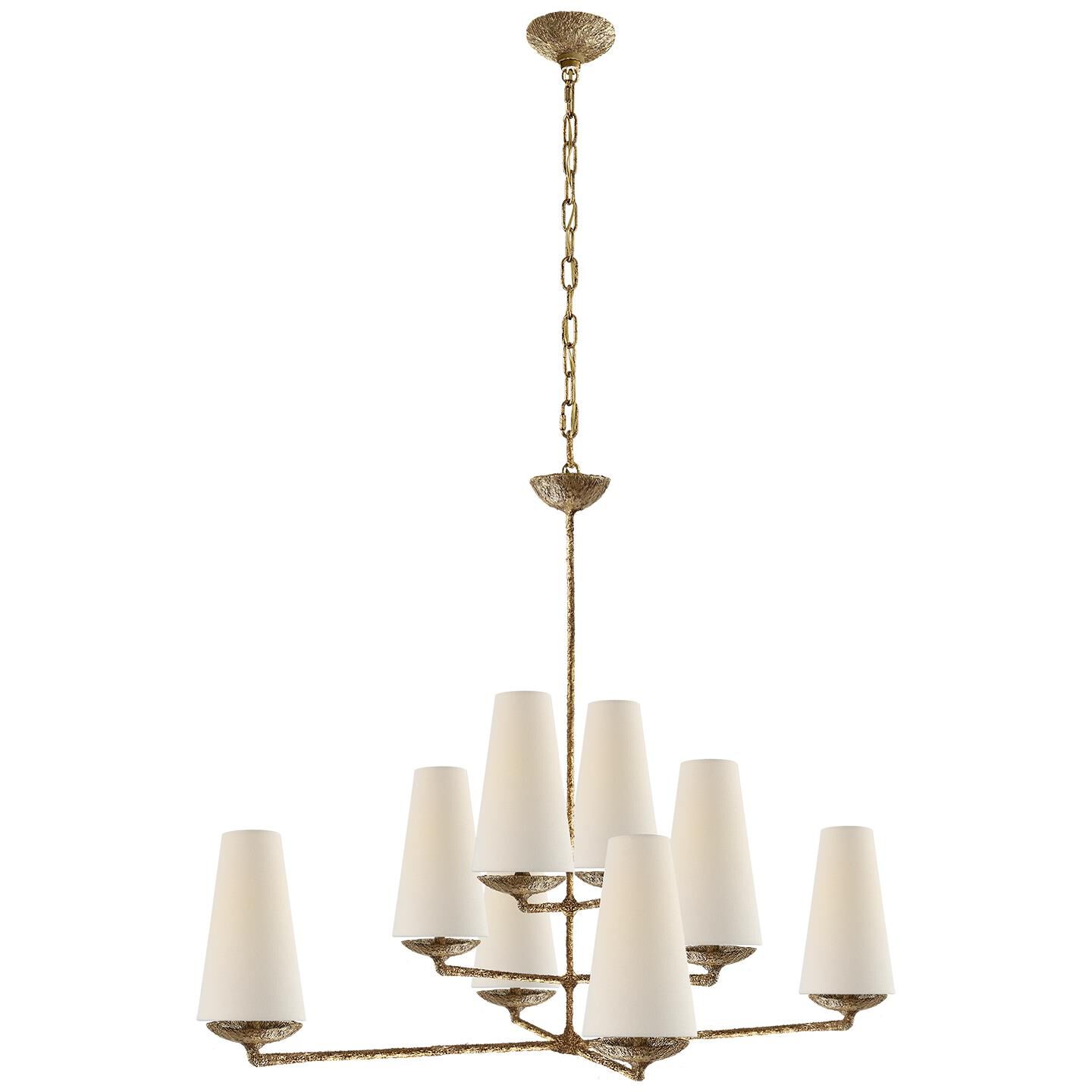 AERIN Fontaine 39 Inch 8 Light Chandelier by Visual Comfort Signature Collection