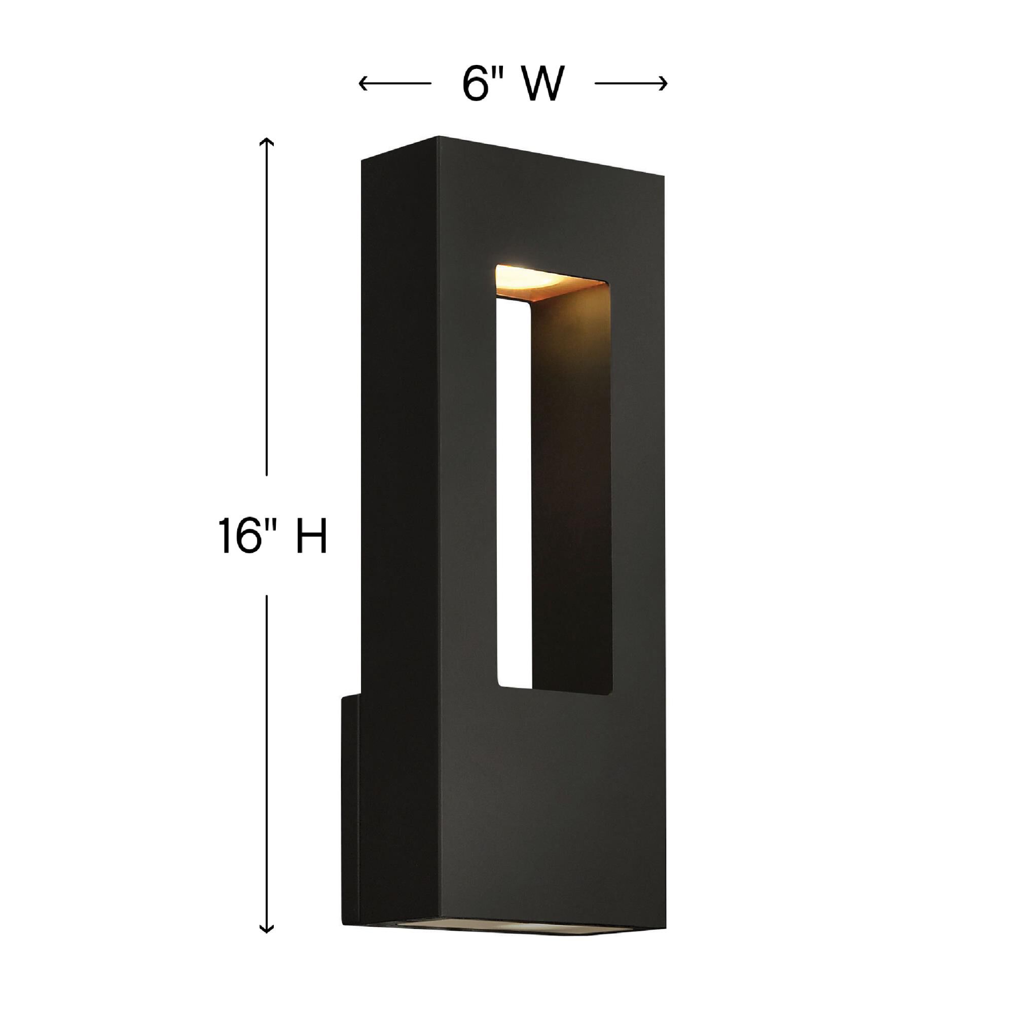 Atlantis 16 Inch Tall 2 Light LED Outdoor Wall Light by Hinkley Lighting