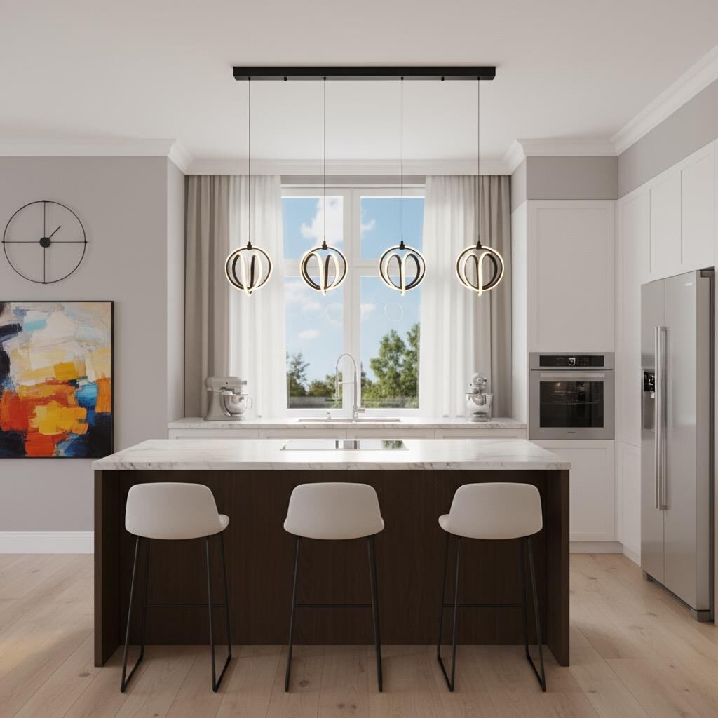 Rose 42 Inch Linear Suspension Light by Artcraft