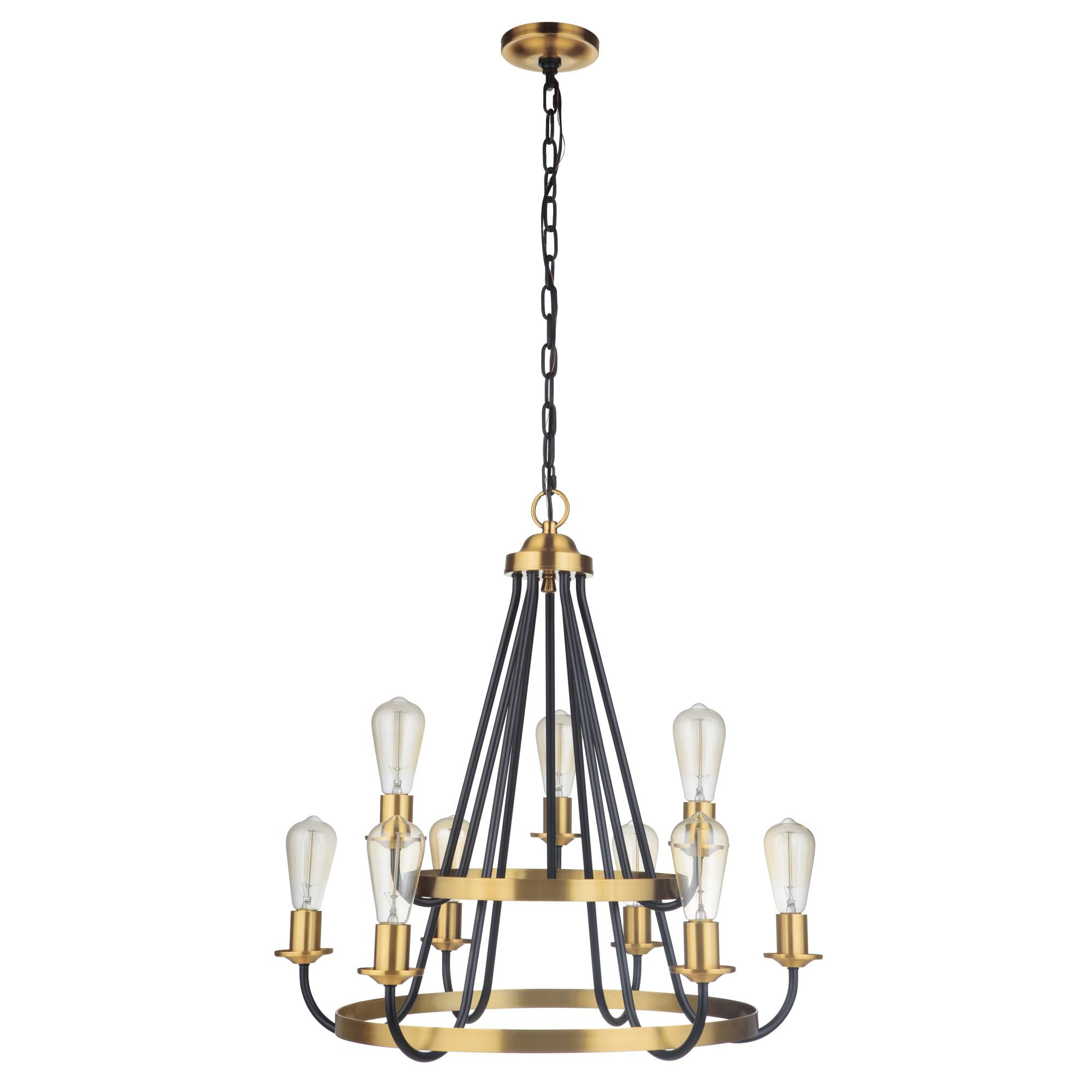 Randolph 26 Inch 9 Light Chandelier by Craftmade