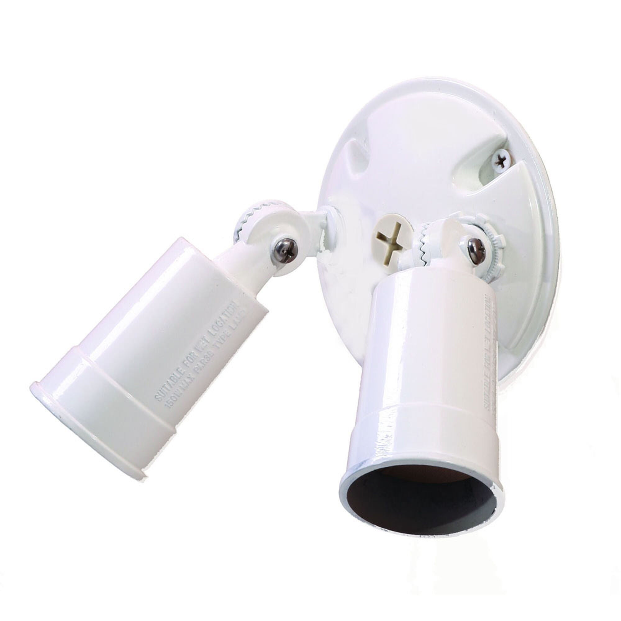 Shown in Gloss White finish and -- glass and -- shade