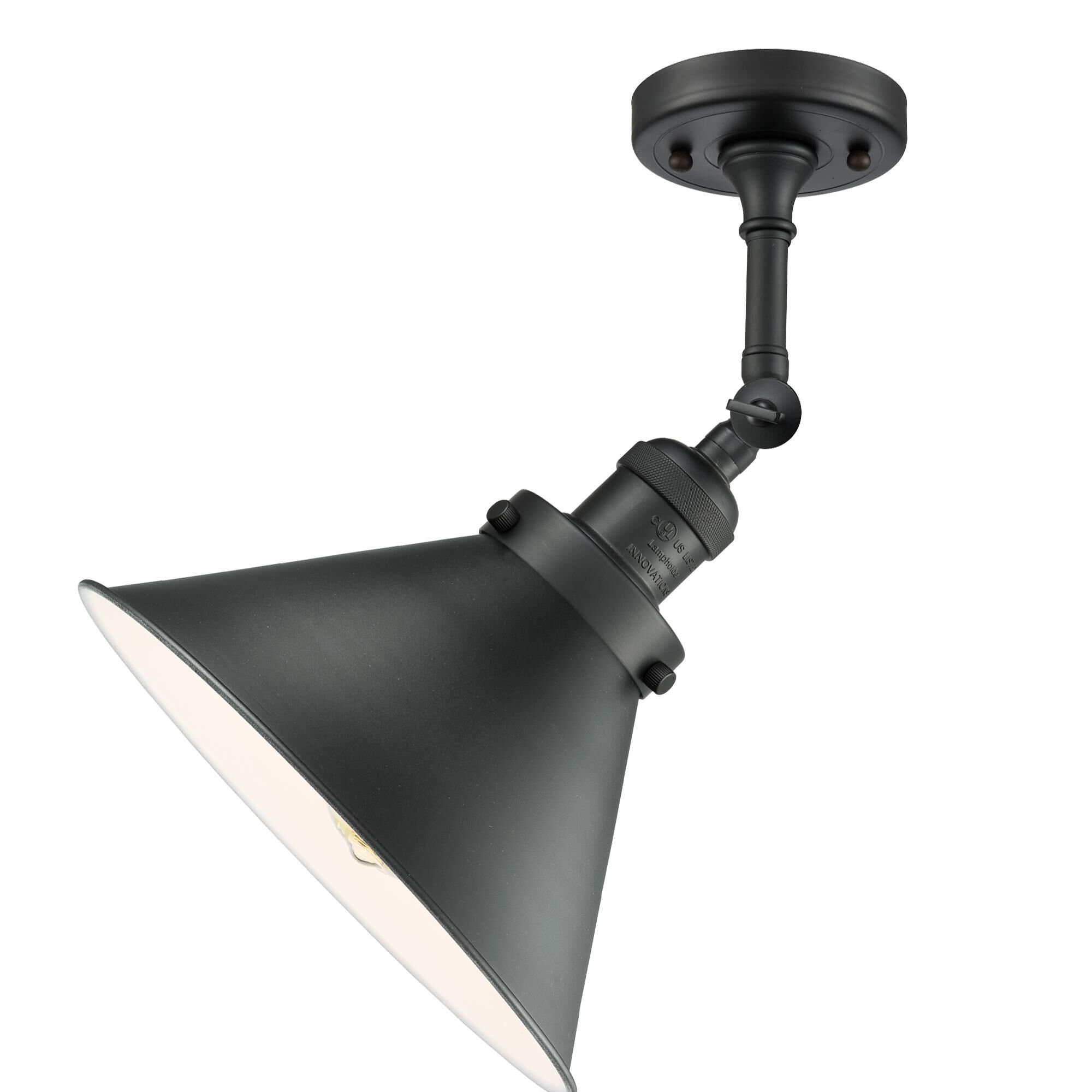 Bruno Marashlian Briarcliff 10 Inch 1 Light Semi Flush Mount by Innovations Lighting