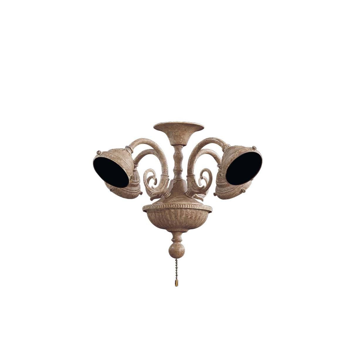 Scroll Narrow 4 Light Fan Light Kit by Minka Aire