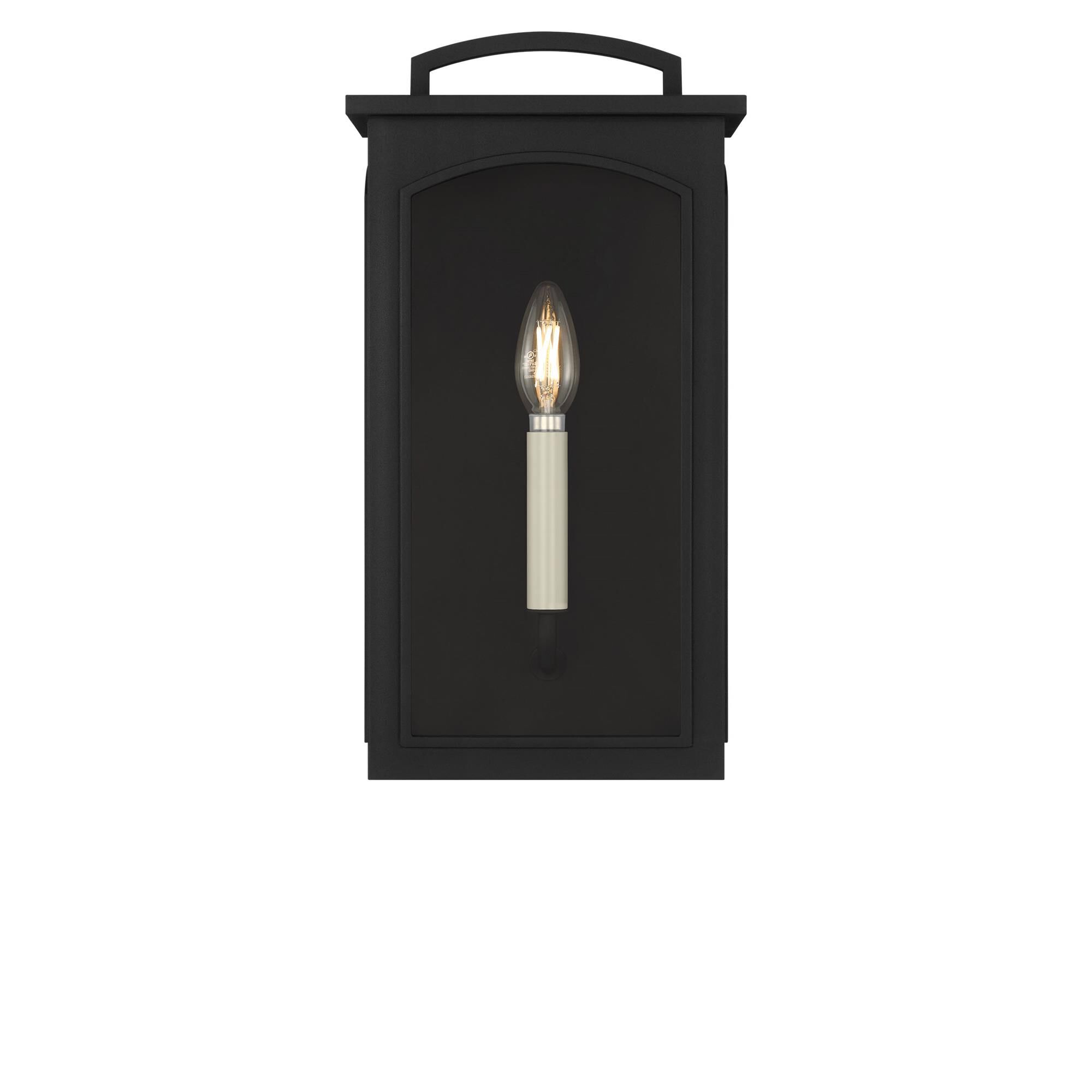 Shown in Textured Black finish and Clear glass