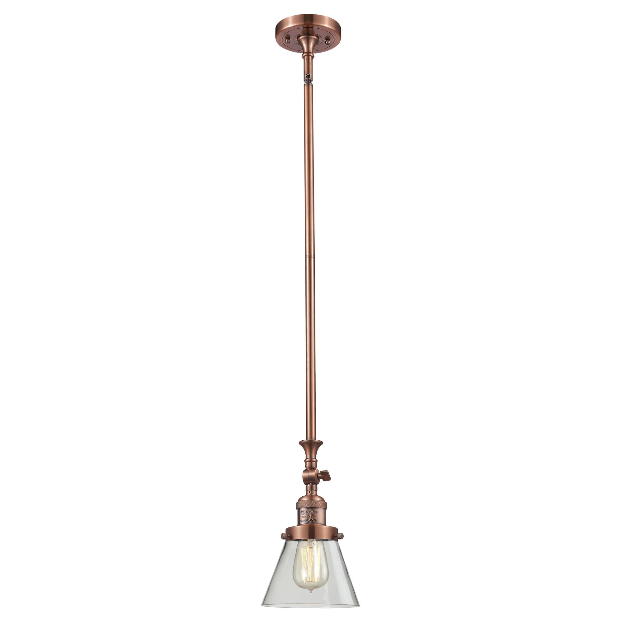 Bruno Marashlian Small Cone 6 Inch Mini Pendant by Innovations Lighting