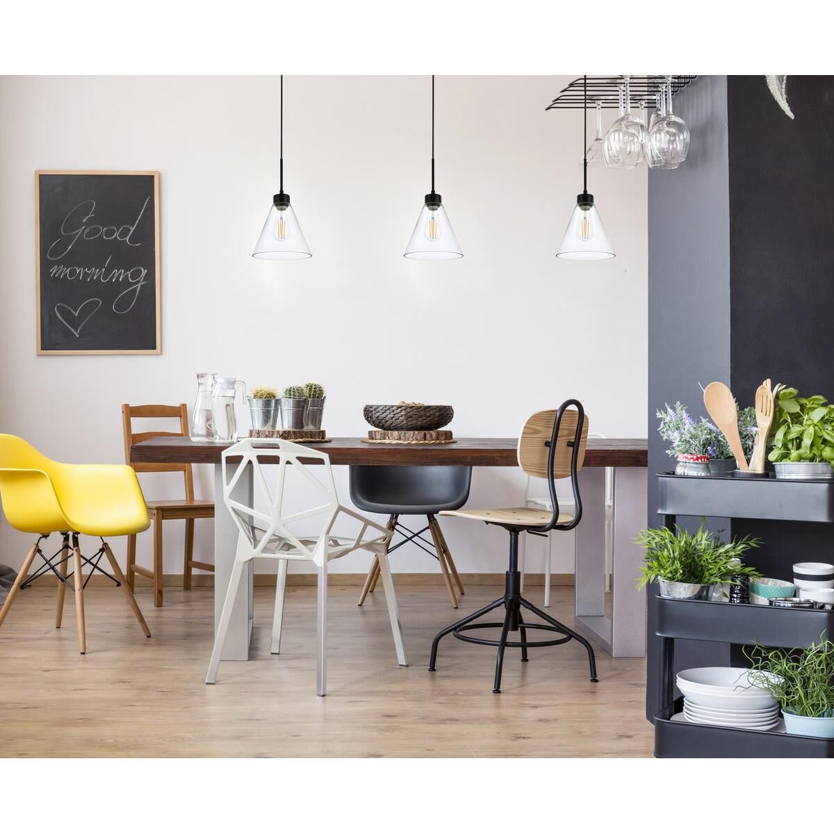 Elegant Lighting Mera 7 Inch Mini Pendant