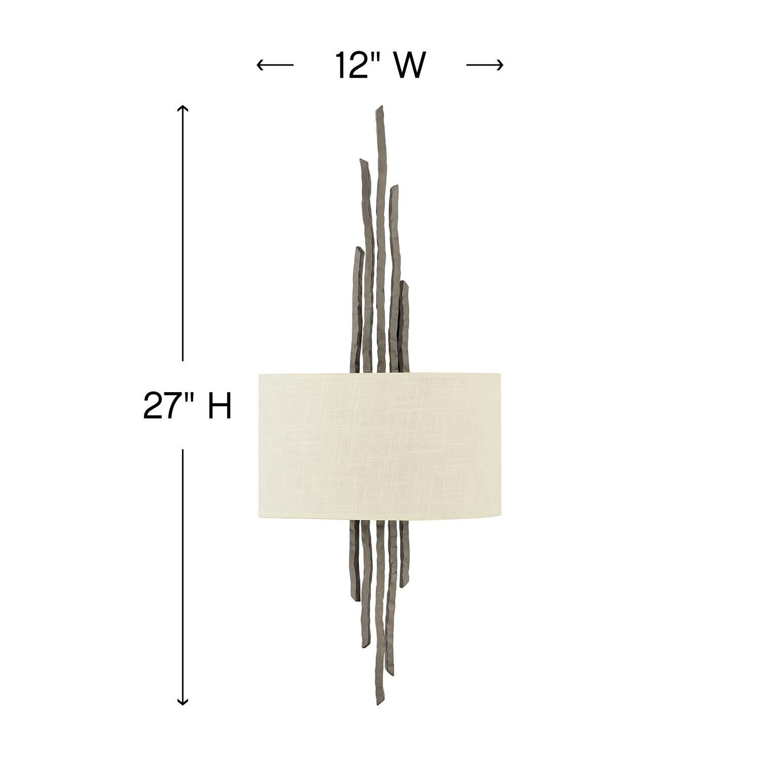 Spyre 27 Inch Wall Sconce by Fredrick Ramond