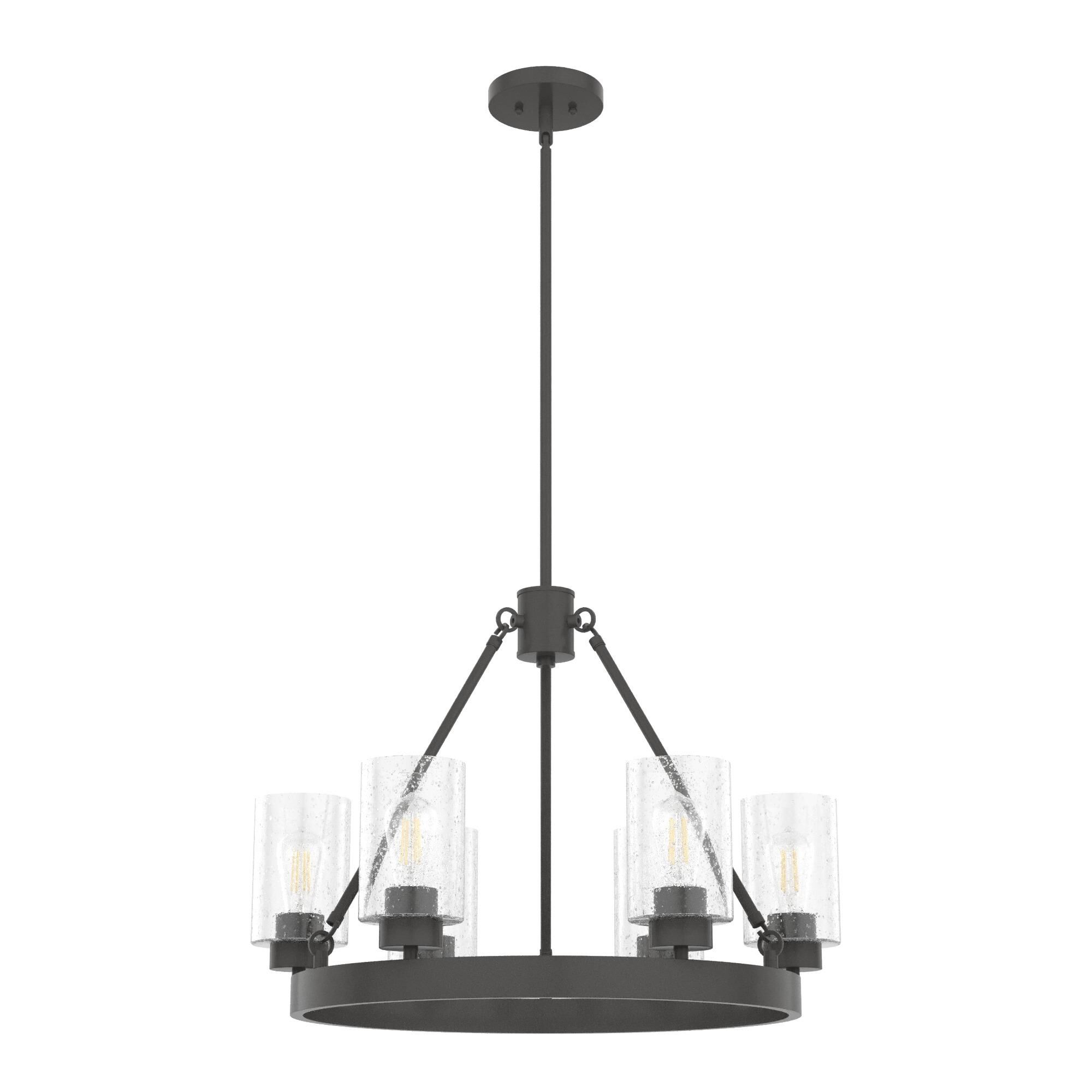 Hartland 24 Inch 6 Light Chandelier by Hunter Fan