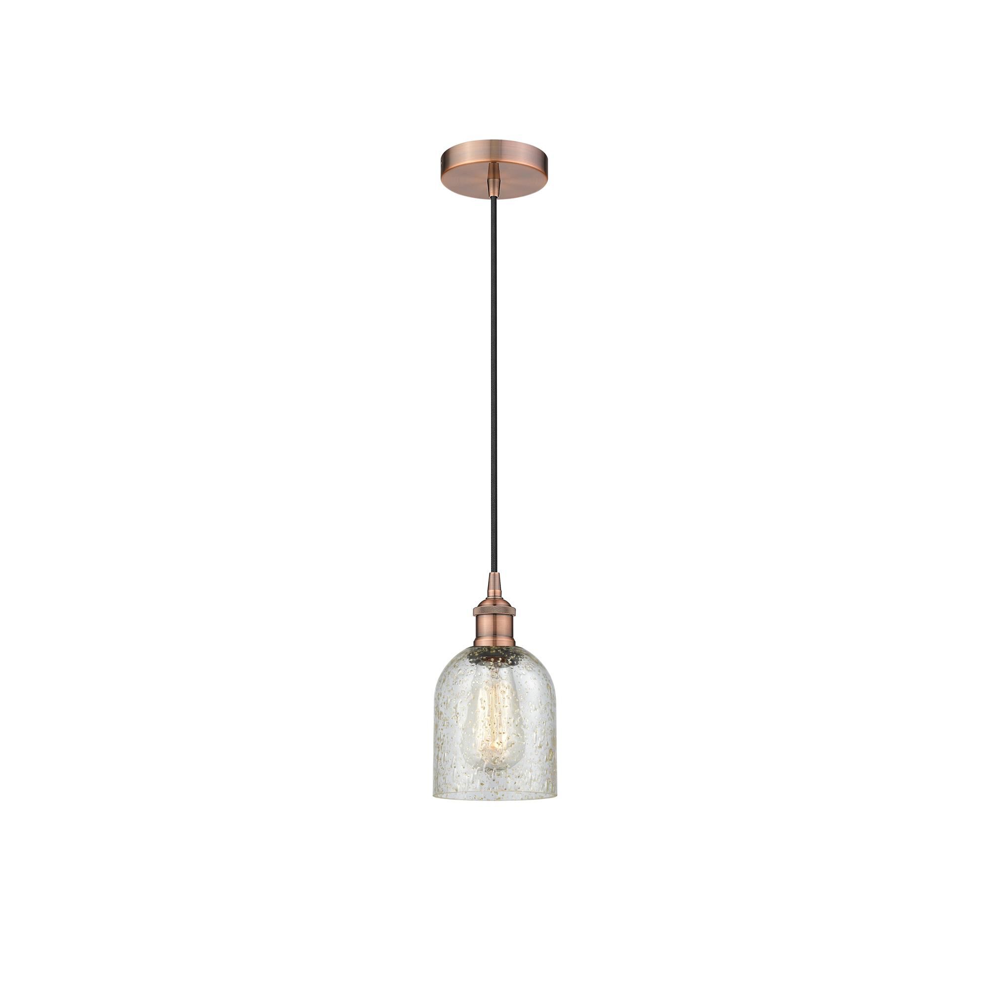 Shown in Antique Copper finish and Mica glass
