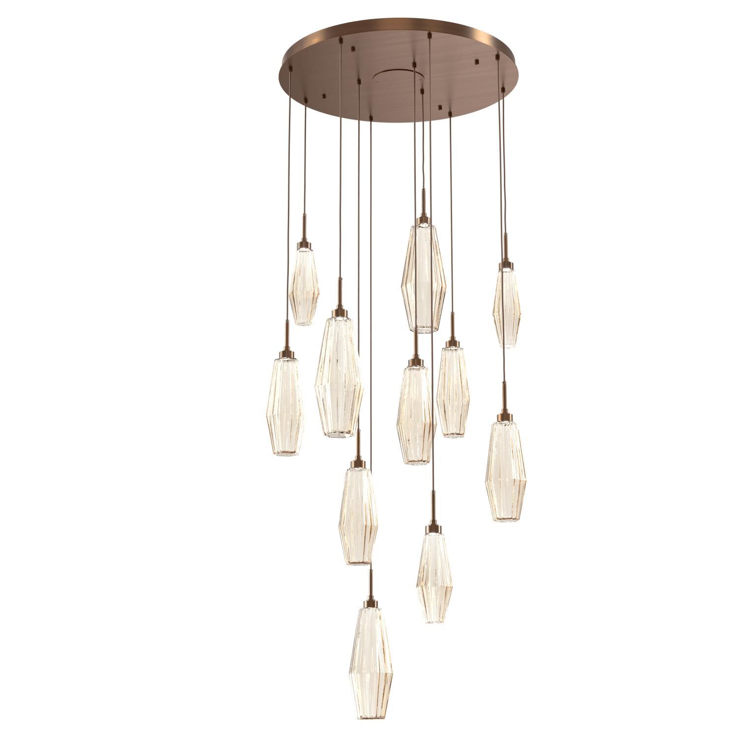 Aalto 33 Inch 11 Light LED Multi Light Pendant by Hammerton Studio