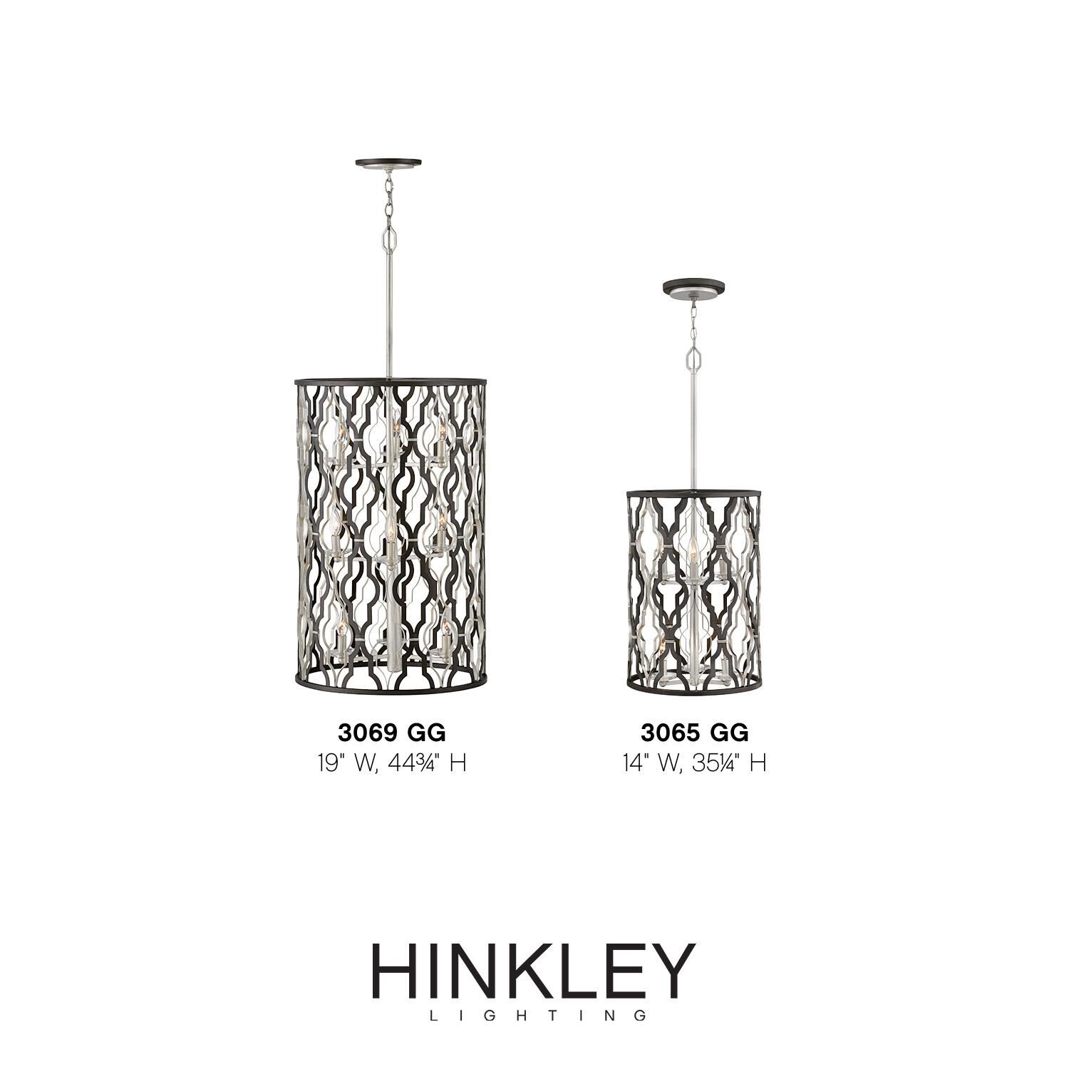 Portico 19 Inch 9 Light Mini Chandelier by Hinkley Lighting