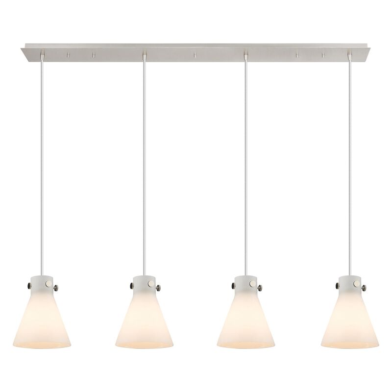 Bruno Marashlian Newton Cone 51 Inch 4 Light Linear Suspension Light by Innovations Lighting