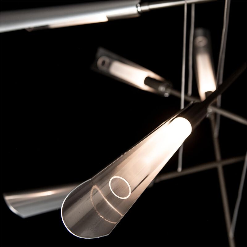 Flight 40 Inch Multi Light Pendant by Hubbardton Forge
