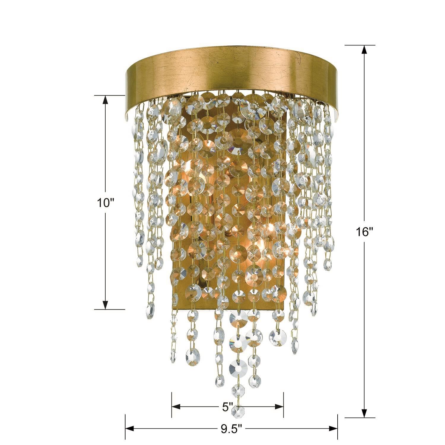 Winham 16 Inch Wall Sconce by Crystorama