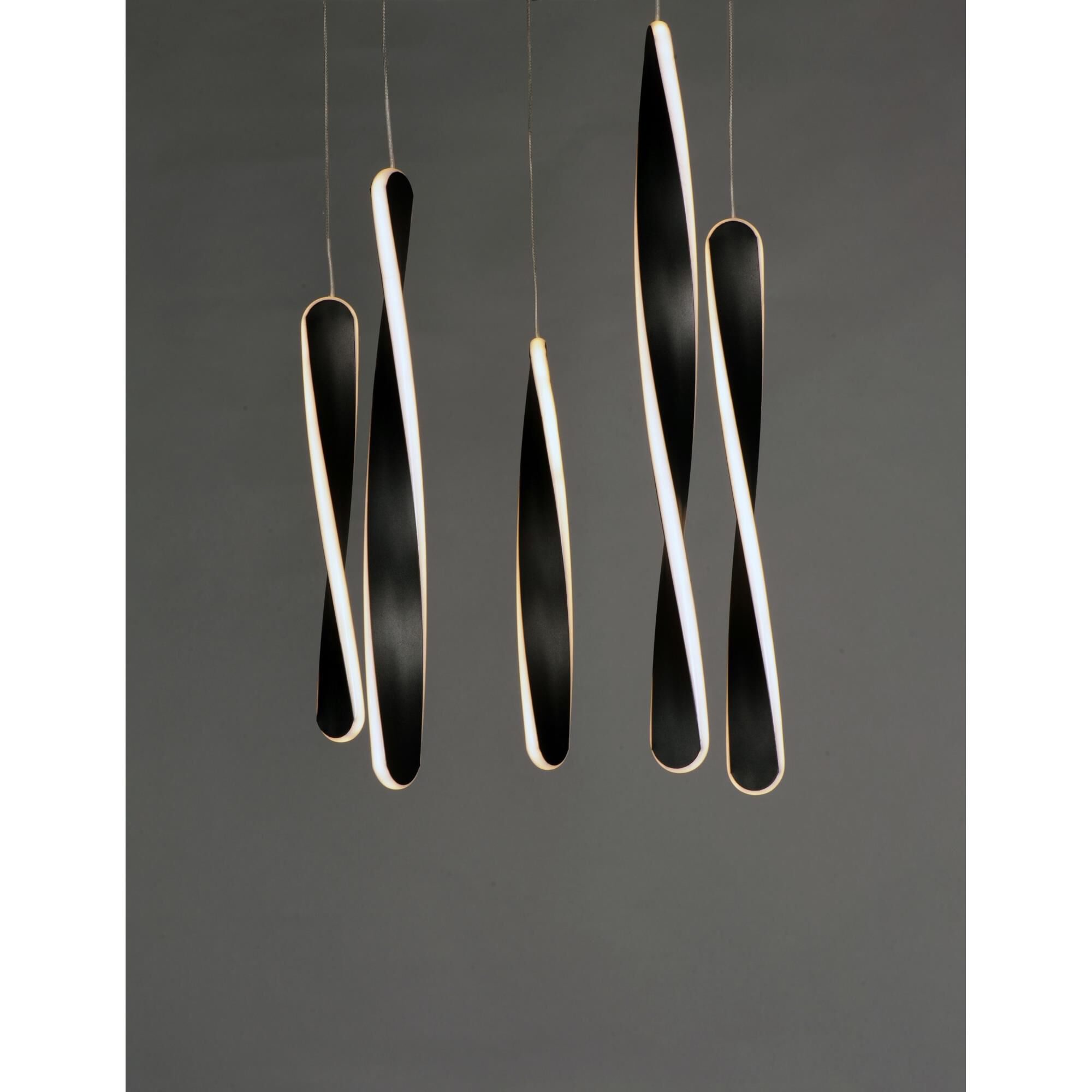 Pirouette 16 Inch 5 Light LED Multi Light Pendant by ET2 Lighting