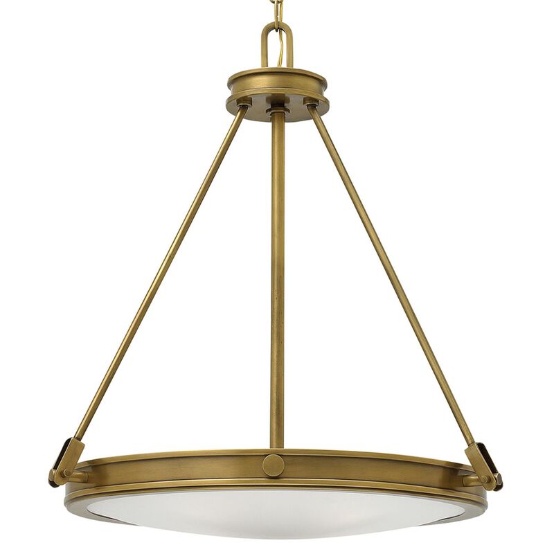 Collier Medium Pendant Light by Hinkley