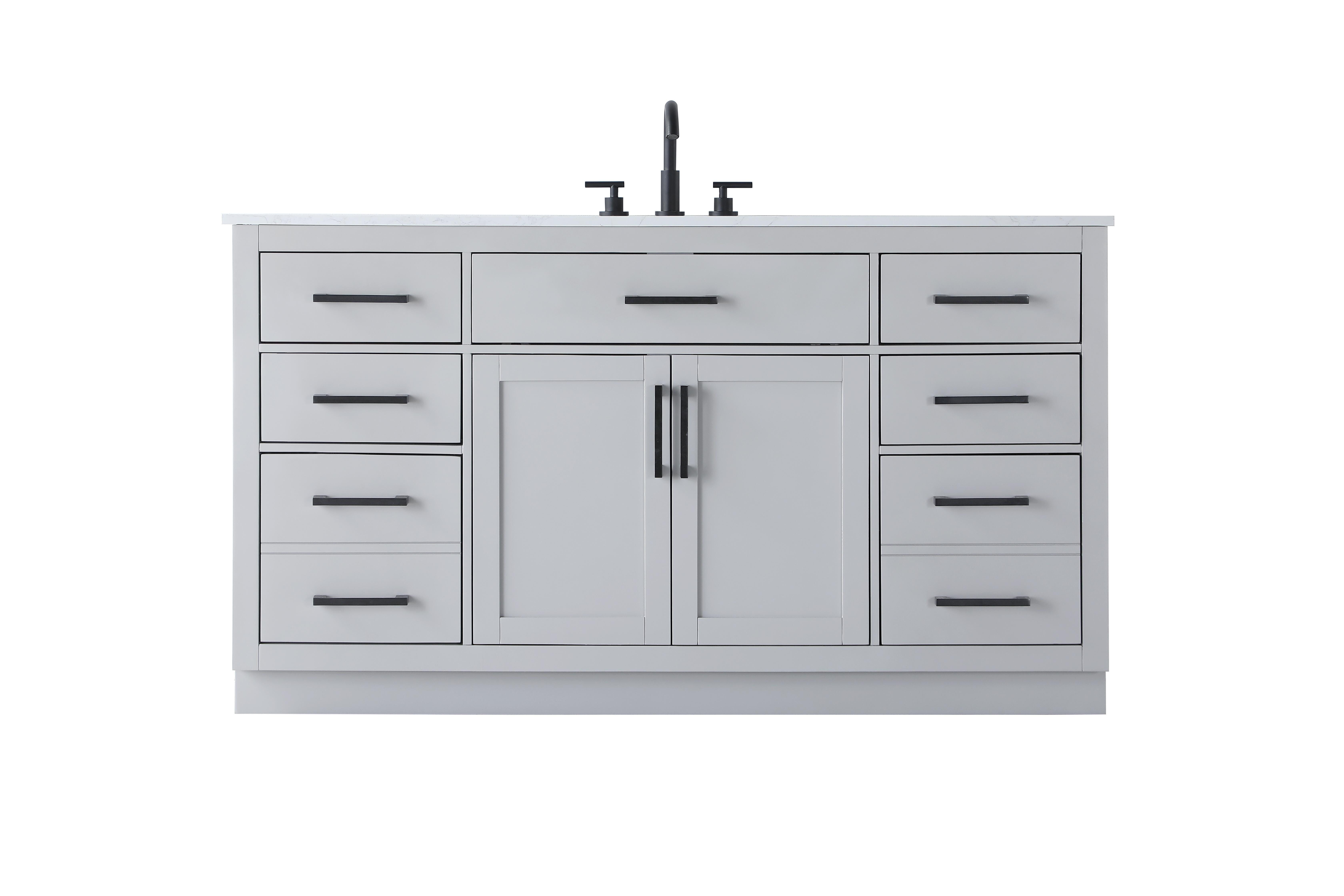 Alden 60 Inch Bath Vanity by Elegant Dcor