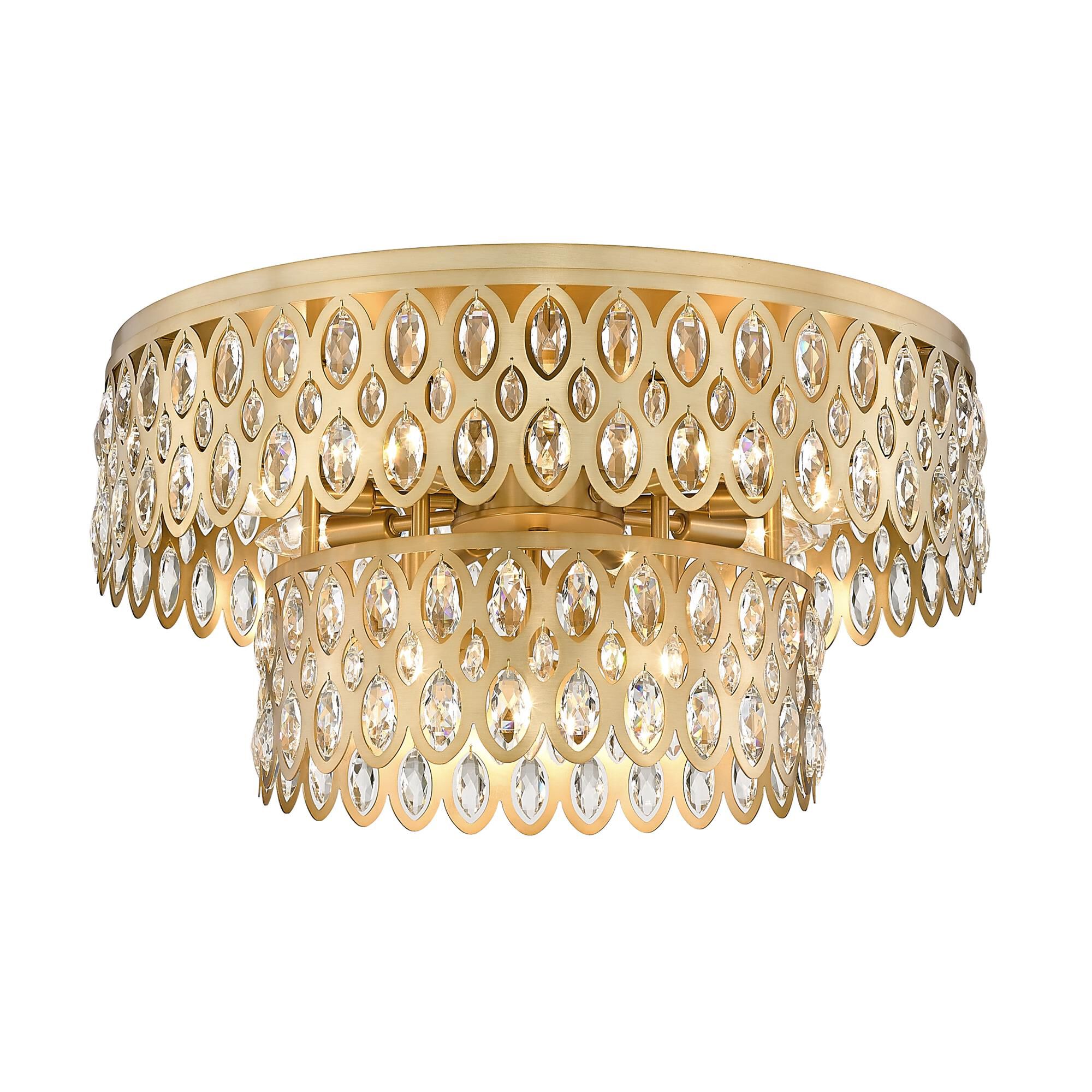 Dealey 24 Inch 12 Light Flush Mount by Z-Lite