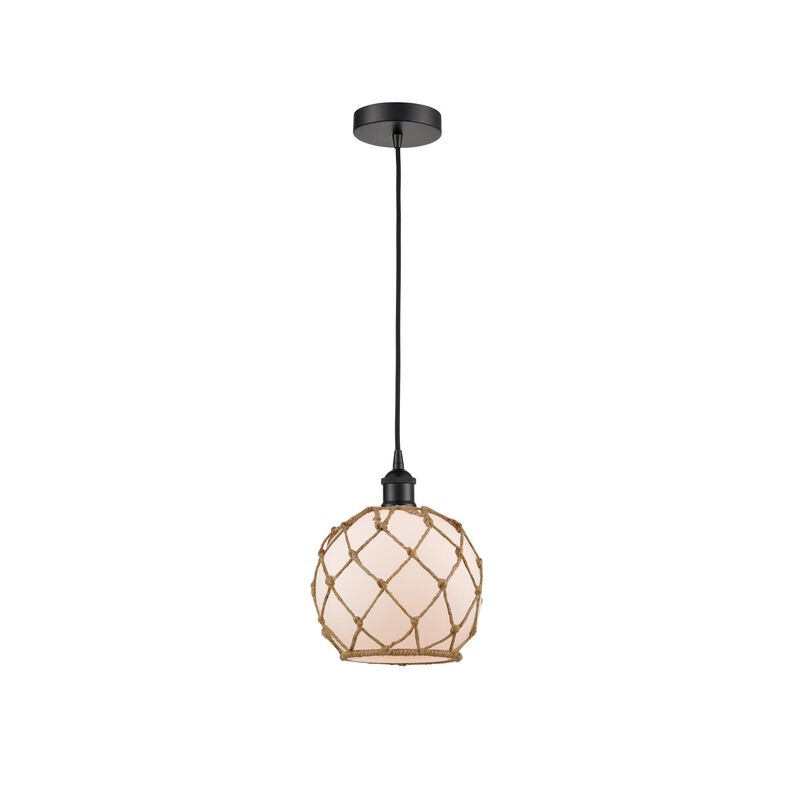 Innovations Lighting Bruno Marashlian Farmhouse Rope 8 Inch Mini Pendant